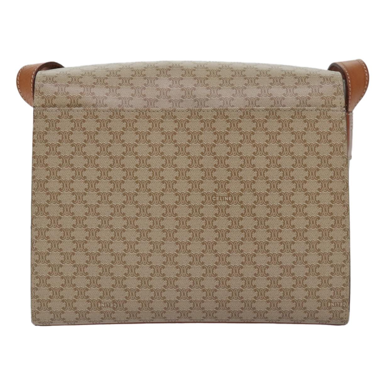 Celine CELINE Macadam Canvas Shoulder Bag Beige Size ONE SIZE - 3 Thumbnail