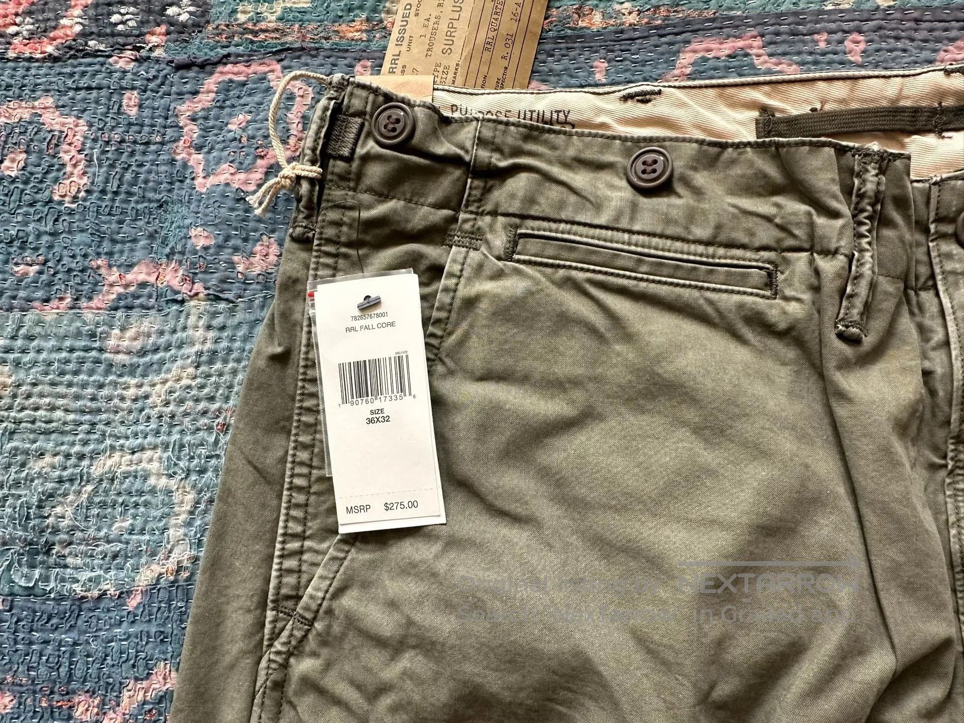 RRL Ralph Lauren RRL Work Casual Pants. Size US 36 / EU 52 - 3 Thumbnail