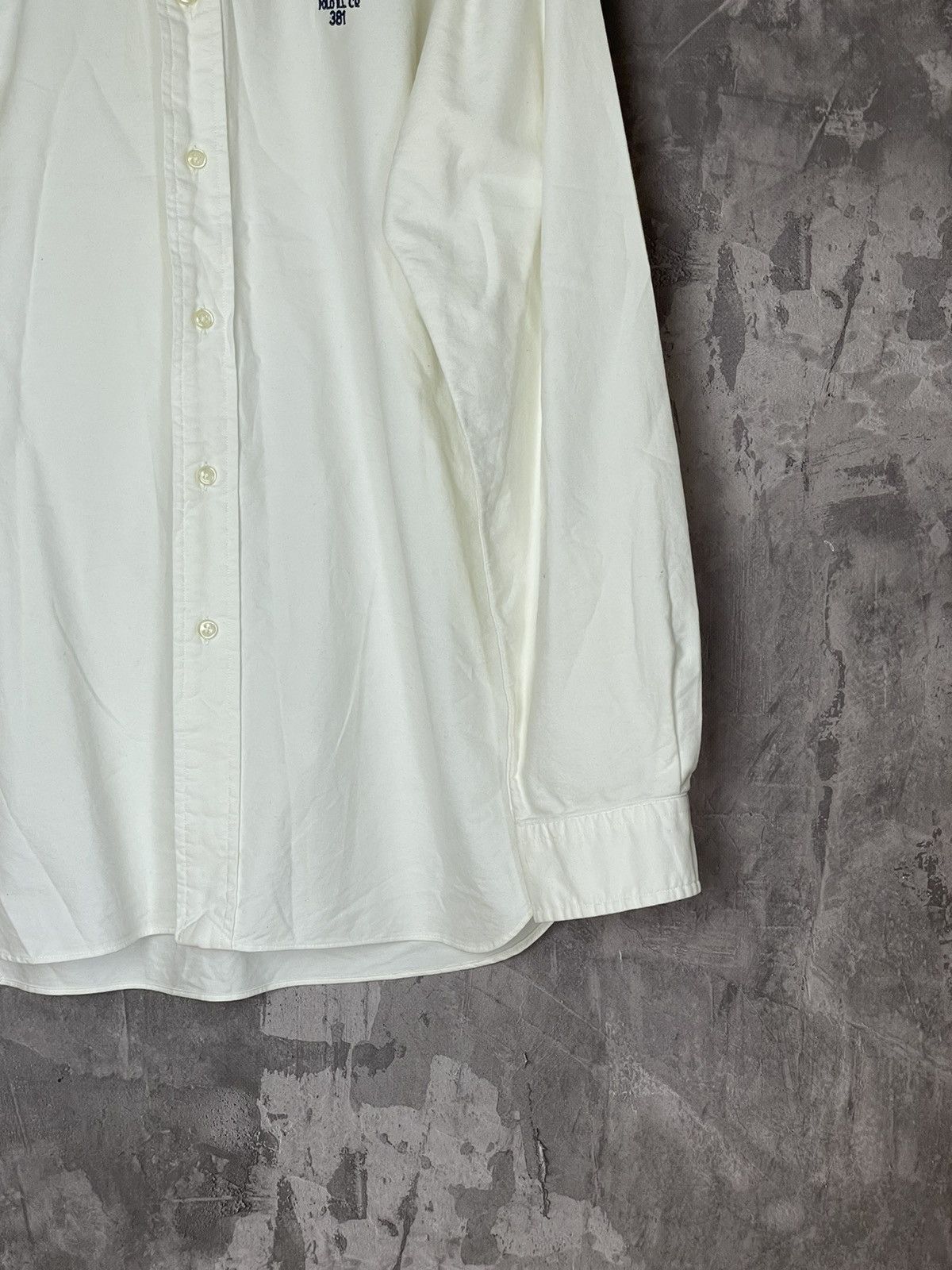 Polo Ralph Lauren × Ralph Lauren × Vintage Vintage Polo Ralph Lauren Big Logo Shirt Bleecker NY #3 Size US M / EU 48-50 / 2 - 6 Thumbnail