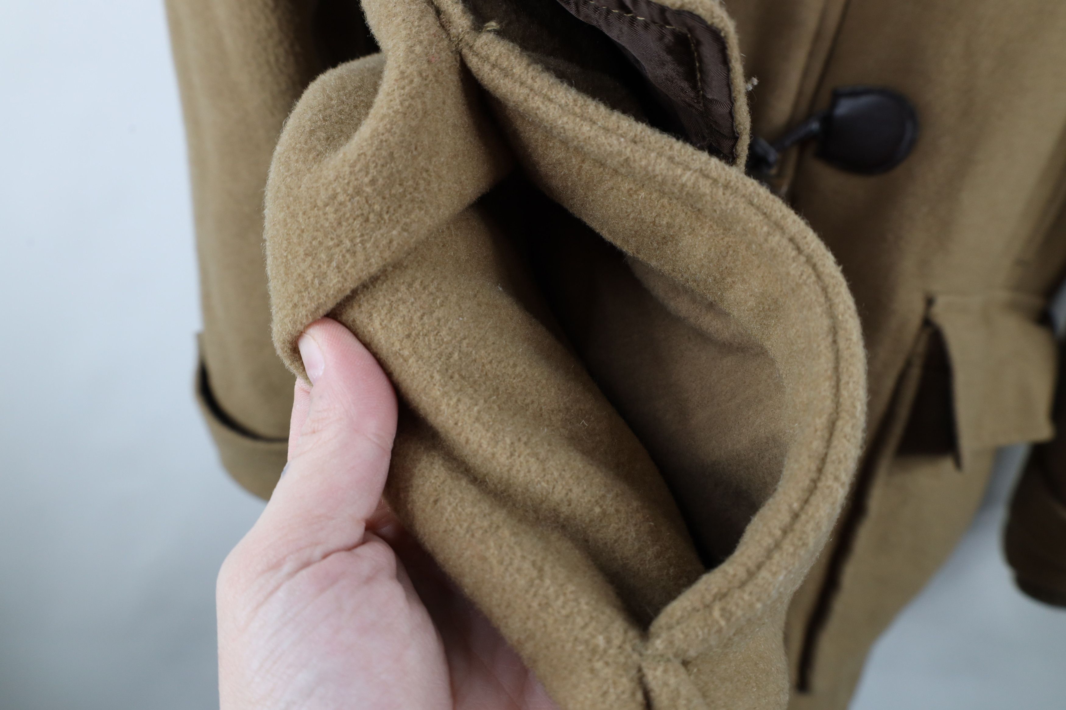 Tommy Hilfiger × Vintage Vintage Tommy Hilfiger Blend Toggle Button Hooded Jacket Size US L / EU 52-54 / 3 - 7 Thumbnail