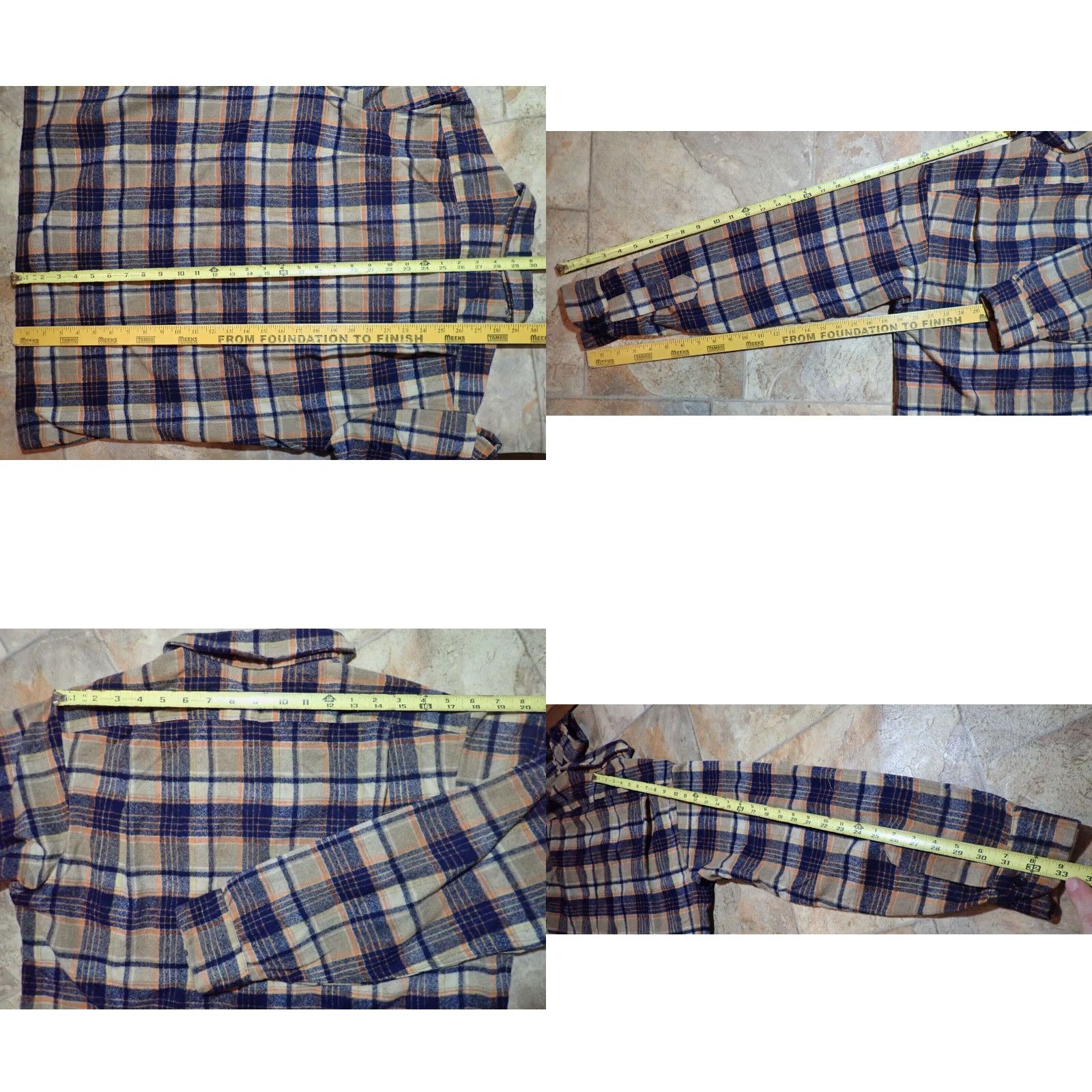 Pendleton VINTAGE 70s PENDLETON MENS MEDIUM BUTTON LOOP COLLAR WOOL SHIRT Size US M / EU 48-50 / 2 - 8 Thumbnail
