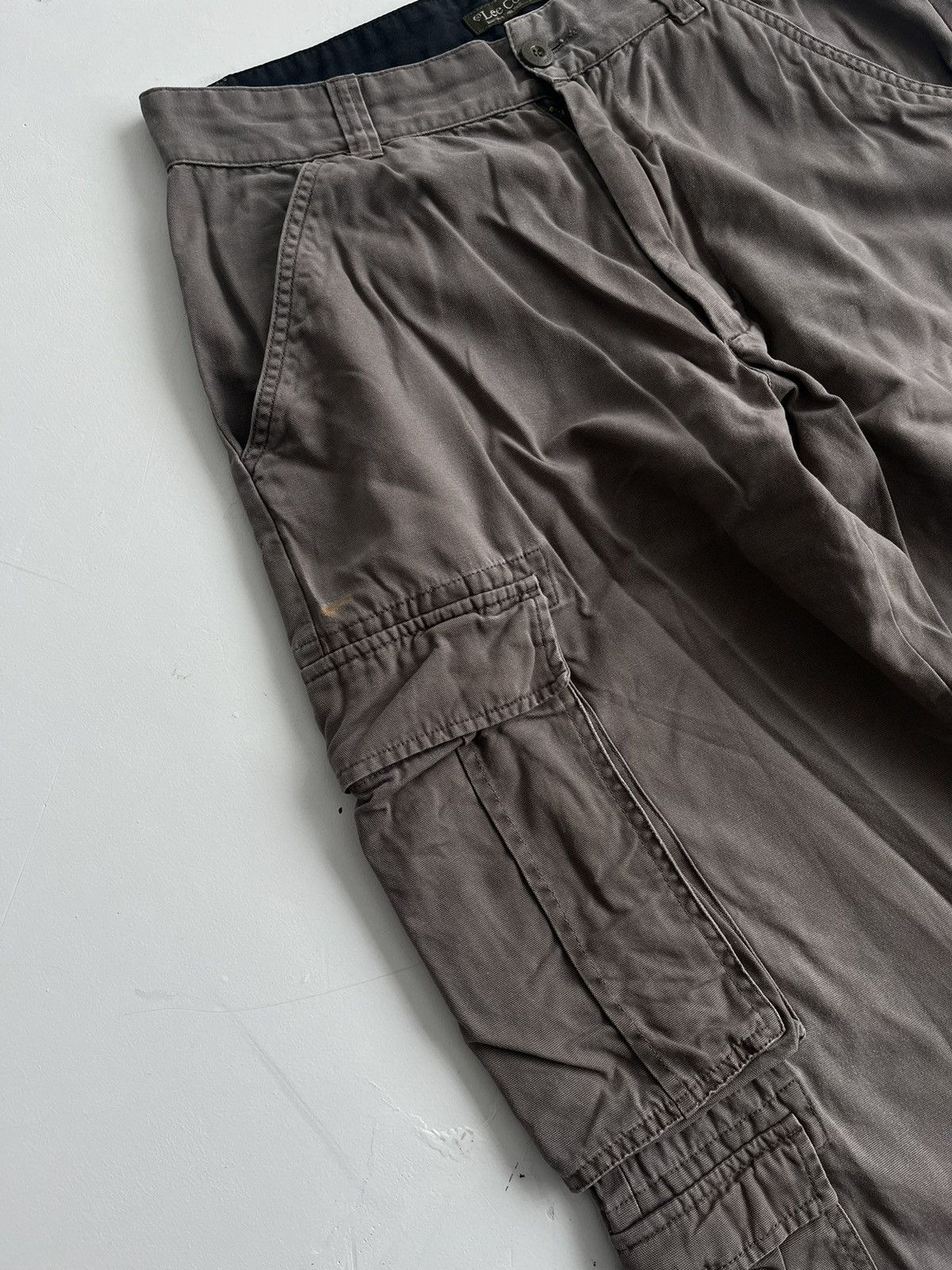 20471120 Vintage 90s lee Copper wide cargo pants Y2K multi pocket Size US 32 / EU 48 - 7 Thumbnail