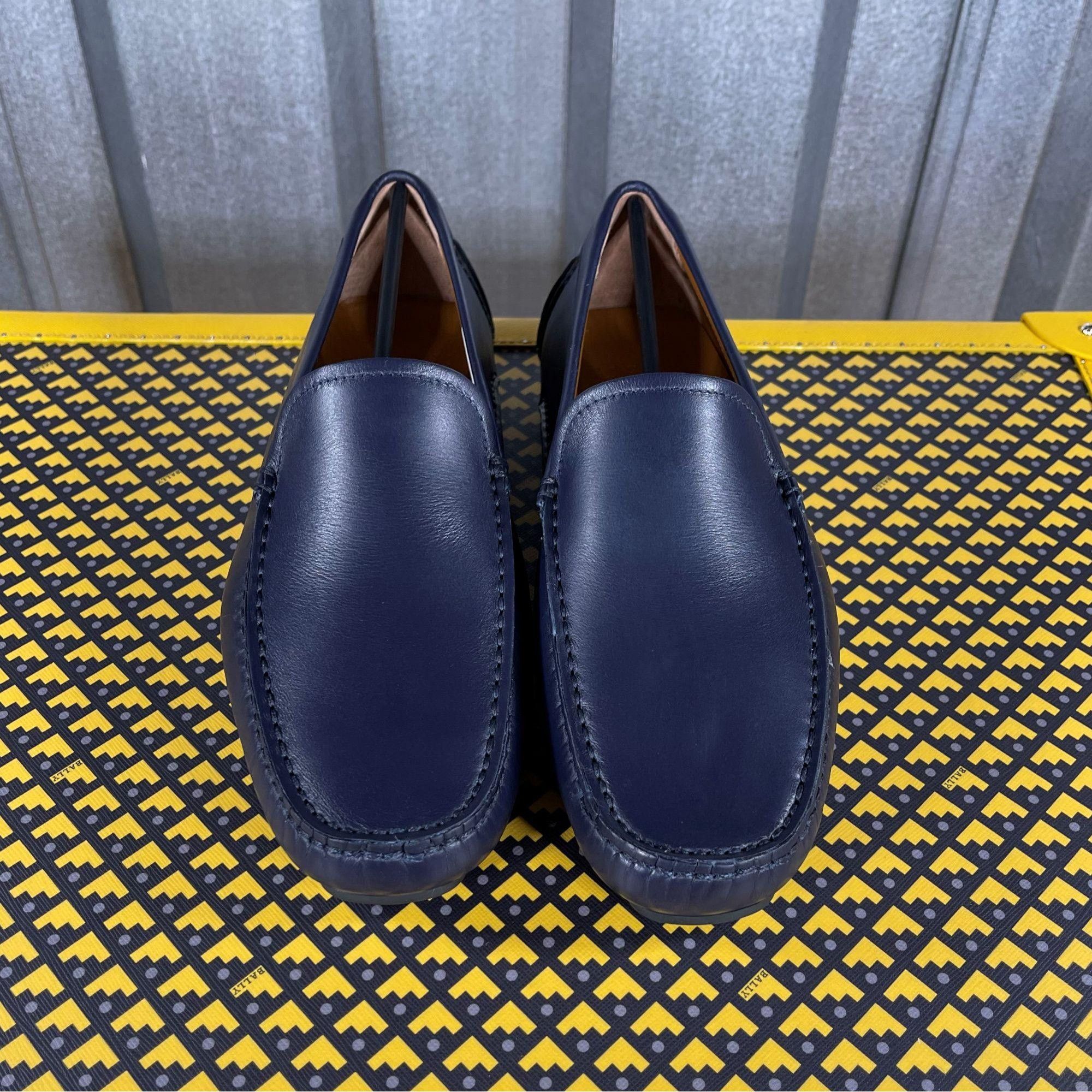 Bally Bally Walton Atlantic Blue Leather Drivers US 6 Size US 6 / EU 39 - 3 Thumbnail