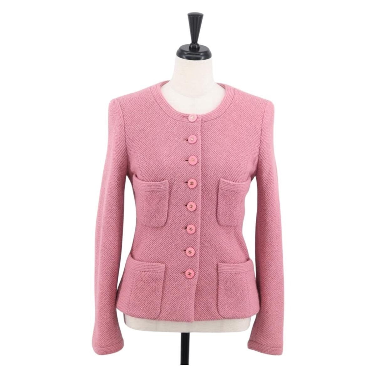 Chanel Chanel Tweed Jacket Size US XXS / EU 40 - 1 Thumbnail