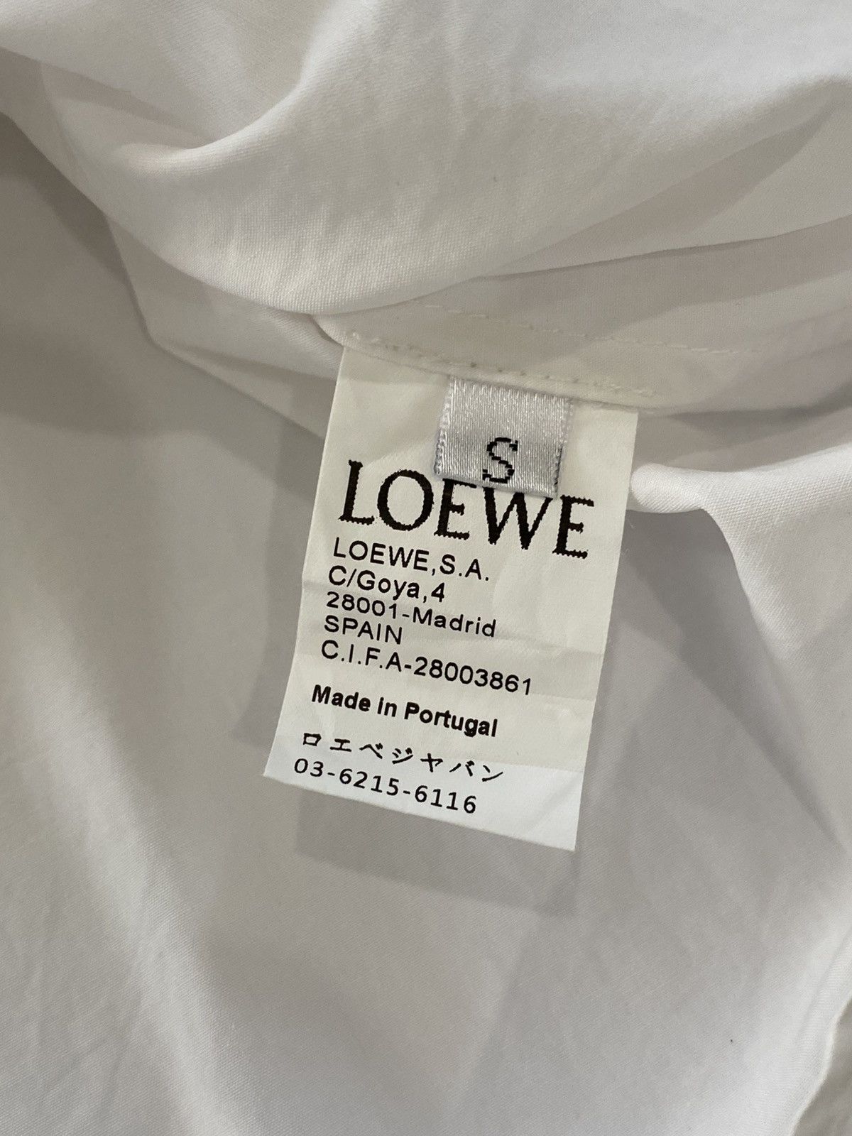 Loewe Loewe balloon white shirt goya 4 Size S / US 4 / IT 40 - 7 Thumbnail