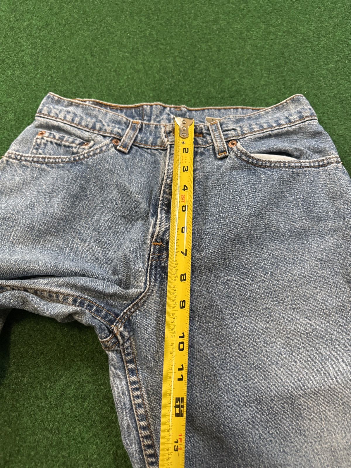 Levi's Vintage Clothing Vintage 90s Levi’s Capri Light Wash Women’s 5 Jr 28 Jeans Size 28" / US 6 / IT 42 - 10 Thumbnail