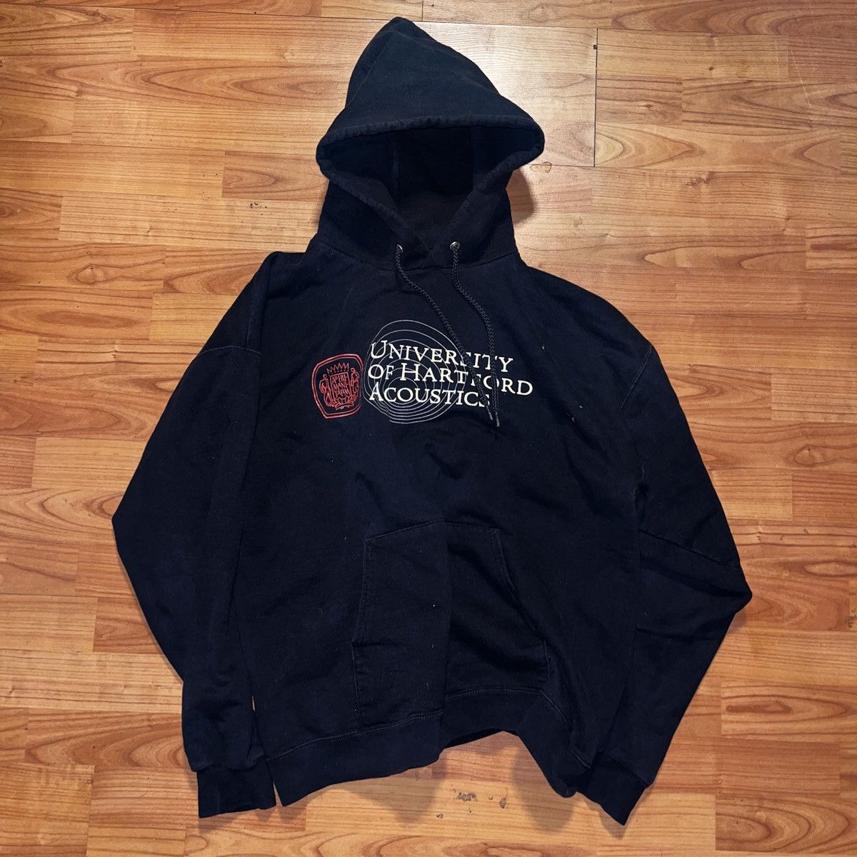 Other Vintage Hartford Acoustics Black Hoodie Size L Y2K Size US M / EU 48-50 / 2 - 1 Thumbnail