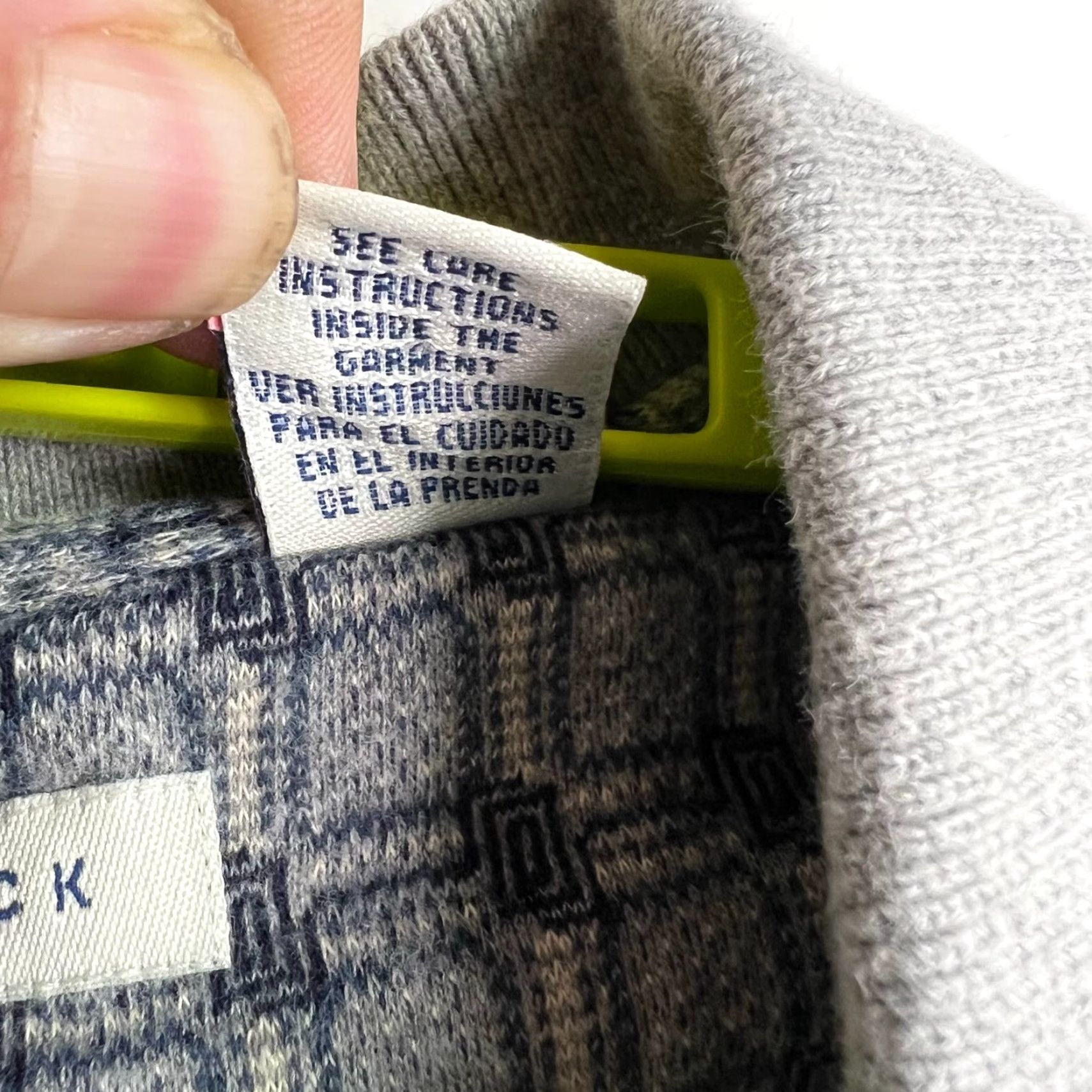 Vintage Robert Stock Gray Geometric Check Polo Shirt Mens Size L Short Sleeve Cotton Size US L / EU 52-54 / 3 - 6 Thumbnail