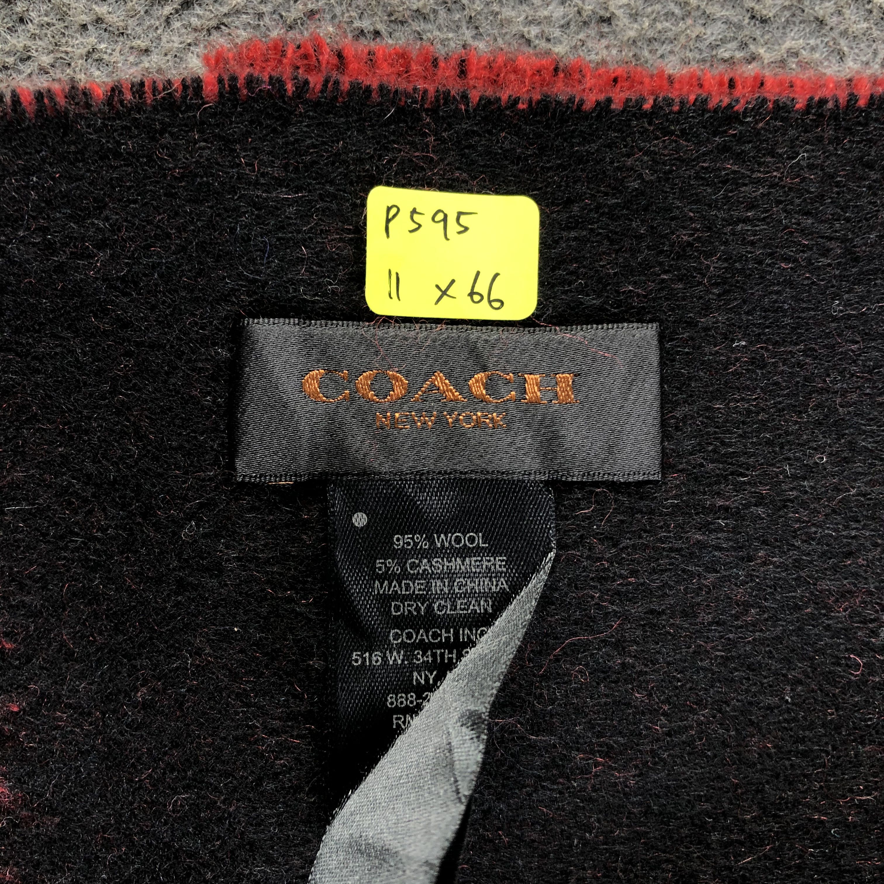 Coach Coach Scarf / Muffler / Neckwear P595 Size ONE SIZE - 7 Thumbnail