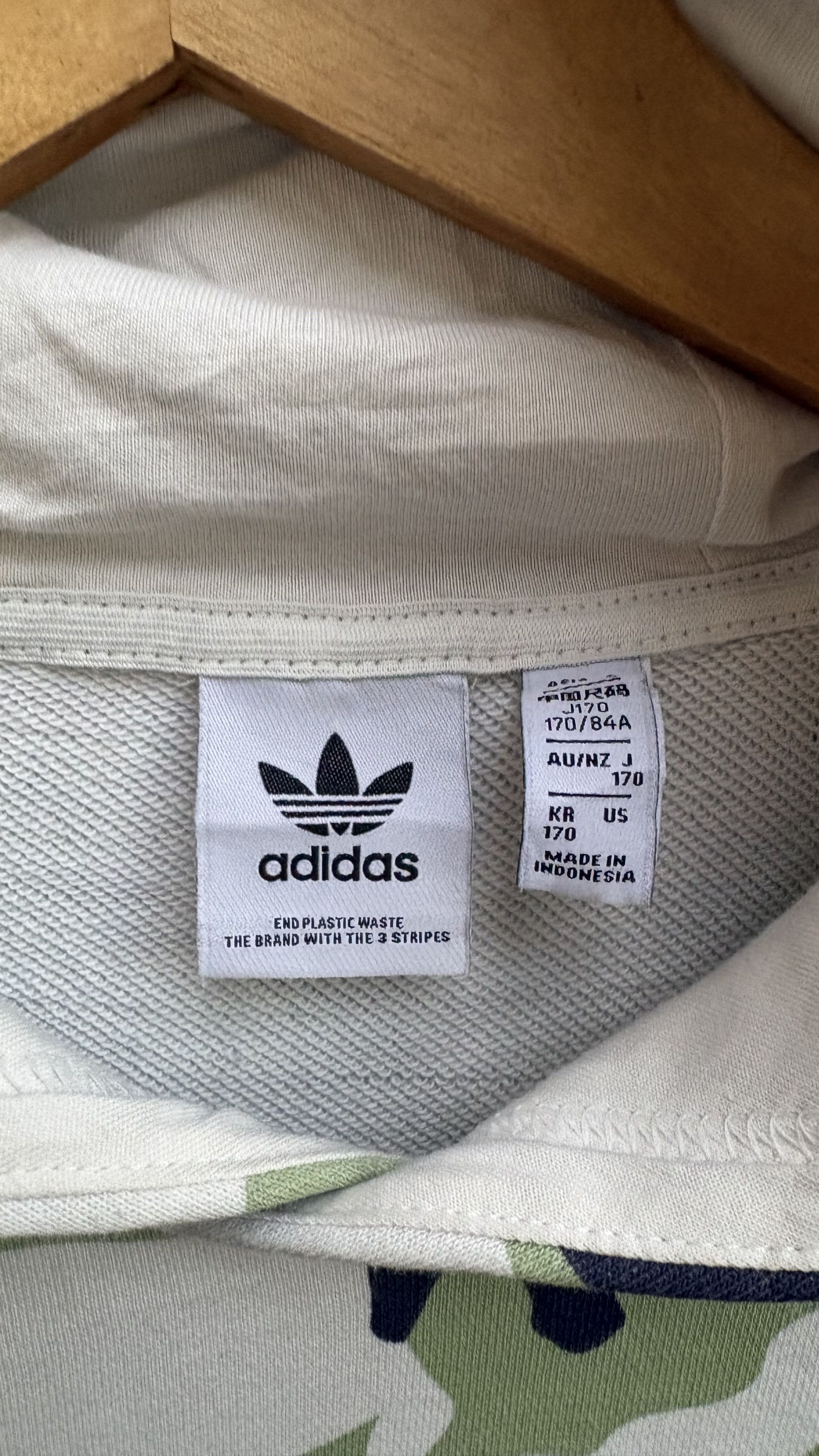 Adidas Adidas camoflage big logo hoodie Size M / US 6-8 / IT 42-44 - 3 Thumbnail