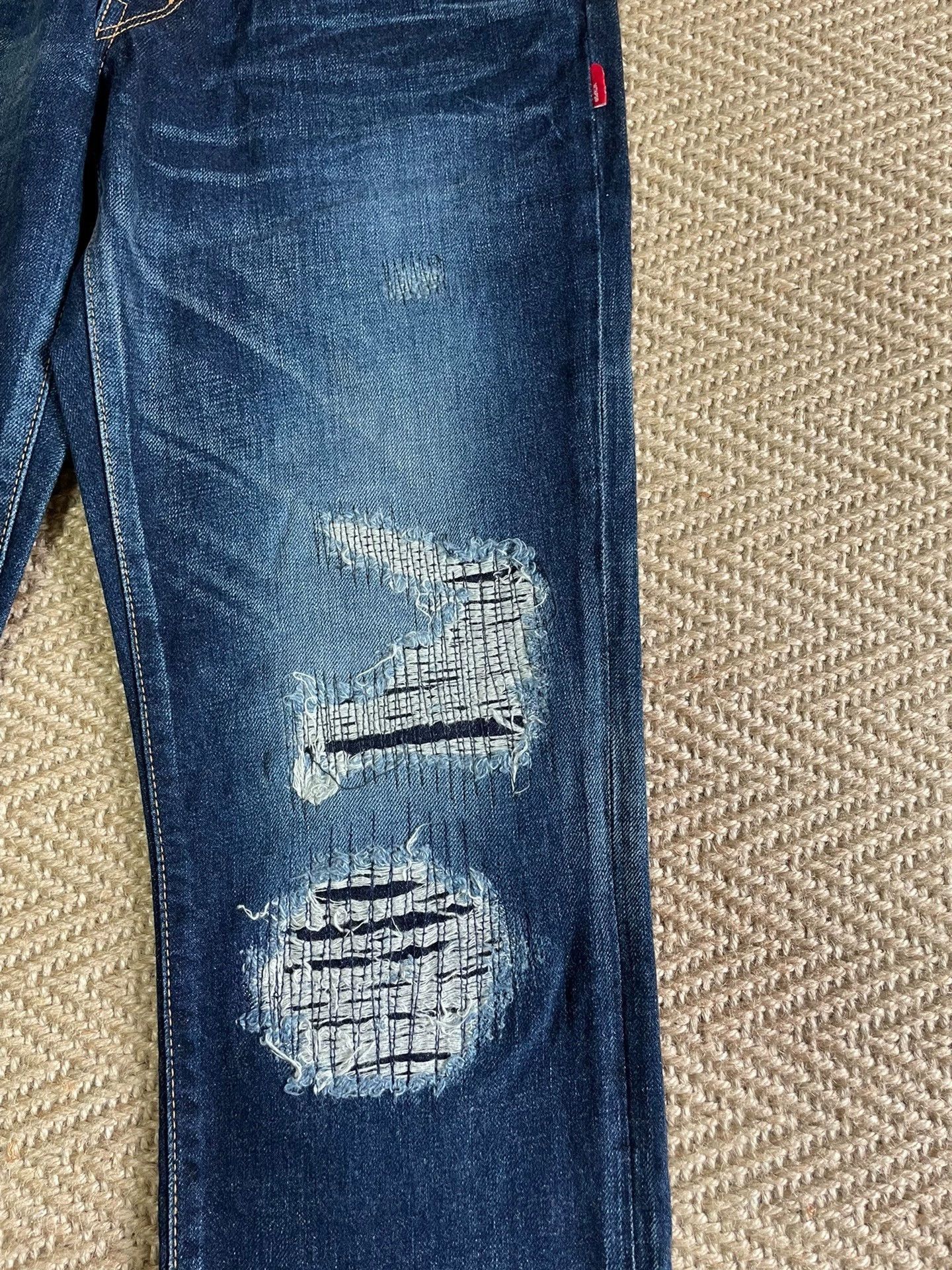Wtaps Blue Distressed Denim Jeans Size 30 Size US 30 / EU 46 - 3 Thumbnail