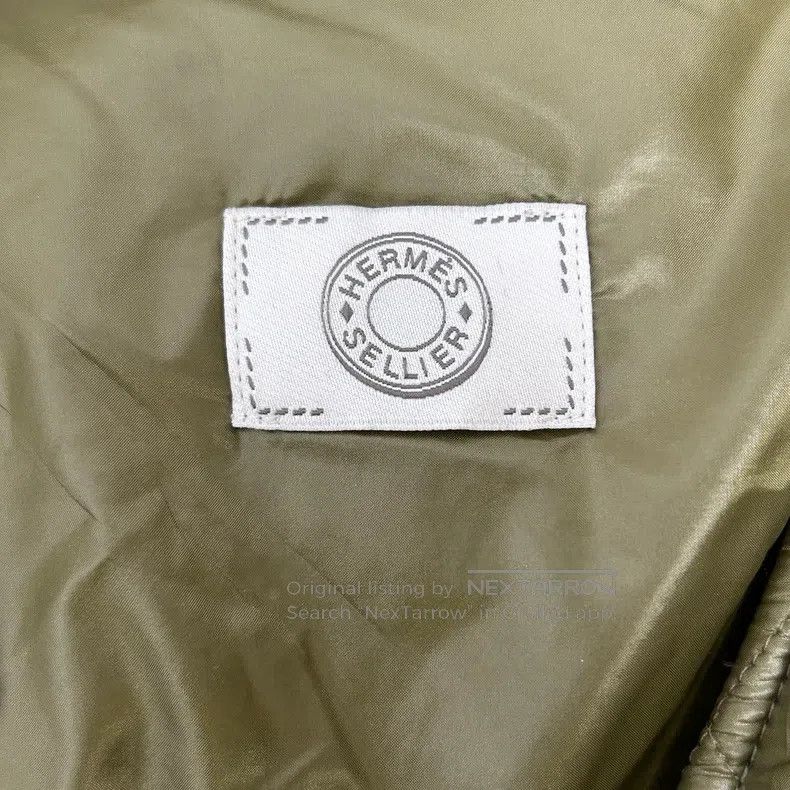 Hermes Hermes Khaki Lapel Cotton Jacket Size S / US 4 / IT 40 - 4 Thumbnail