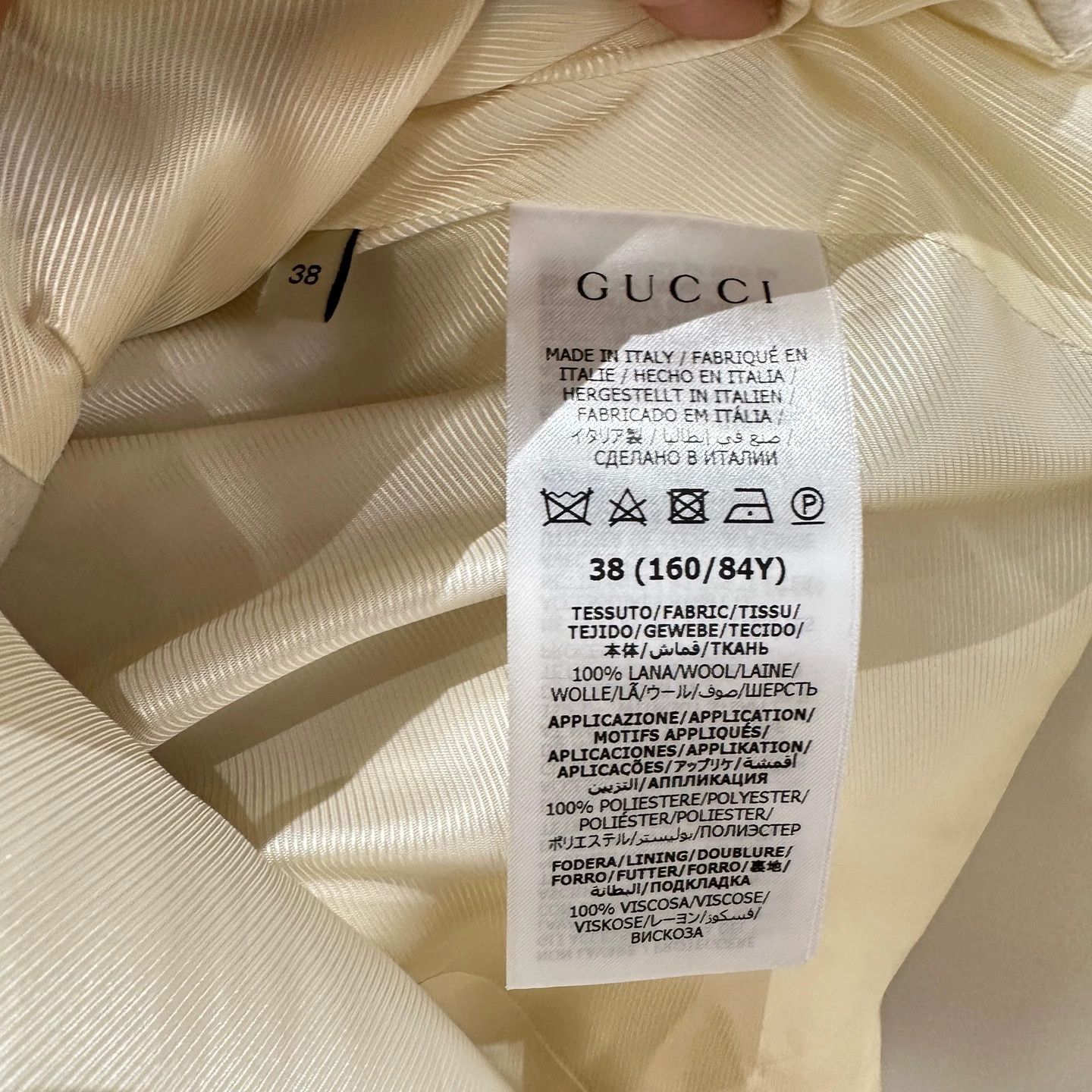 Gucci Gucci Double G Embroidered Button-front Wool Coat Size 38 Size XS / US 0-2 / IT 36-38 - 4 Thumbnail
