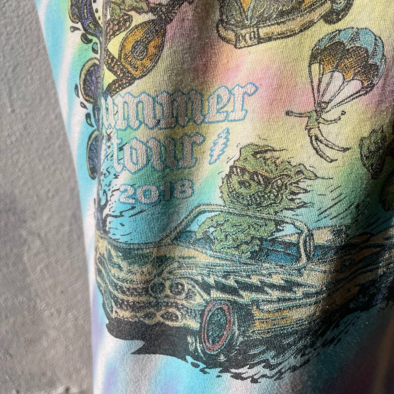 Grateful Dead GRATEFUL DEAD TOUR 2018 TIE DYE NICE VINTAGE FADE Size US M / EU 48-50 / 2 - 3 Thumbnail