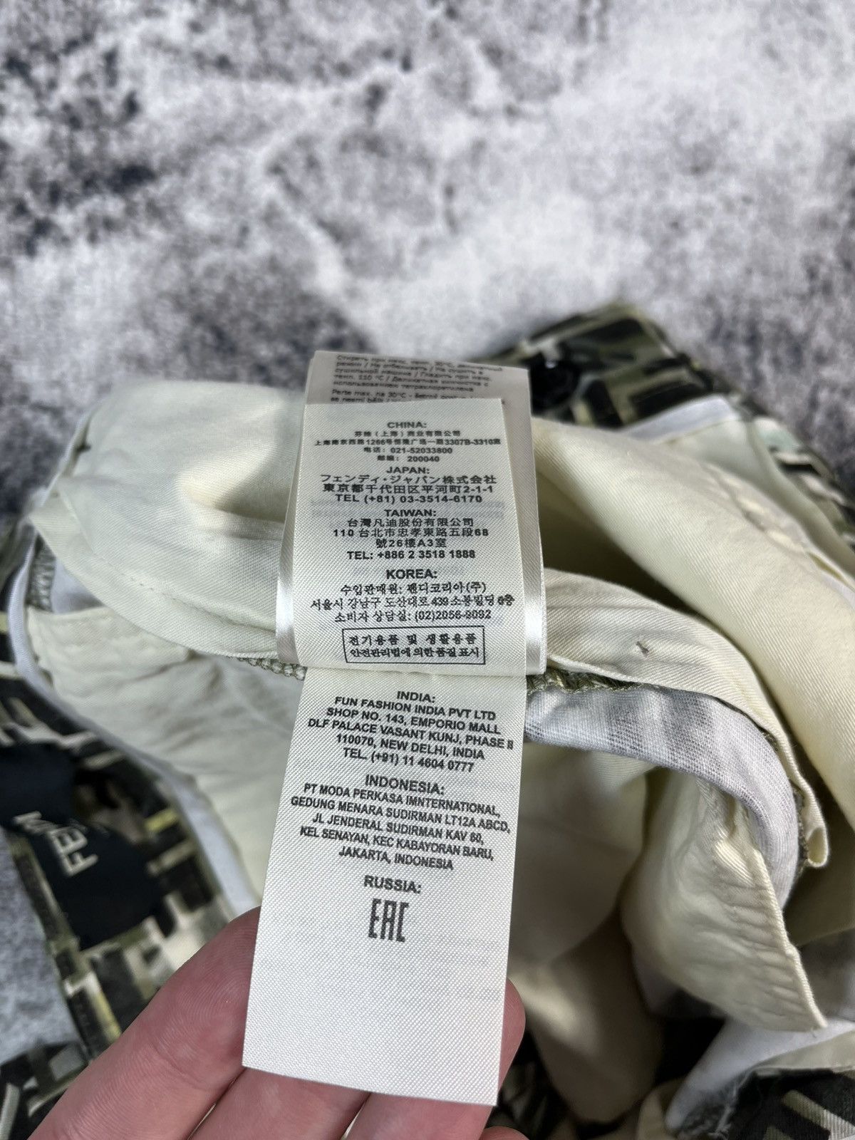Fendi Fendi FF Monogram Shorts Green 48 Italy Size US 34 / EU 50 - 16 Thumbnail
