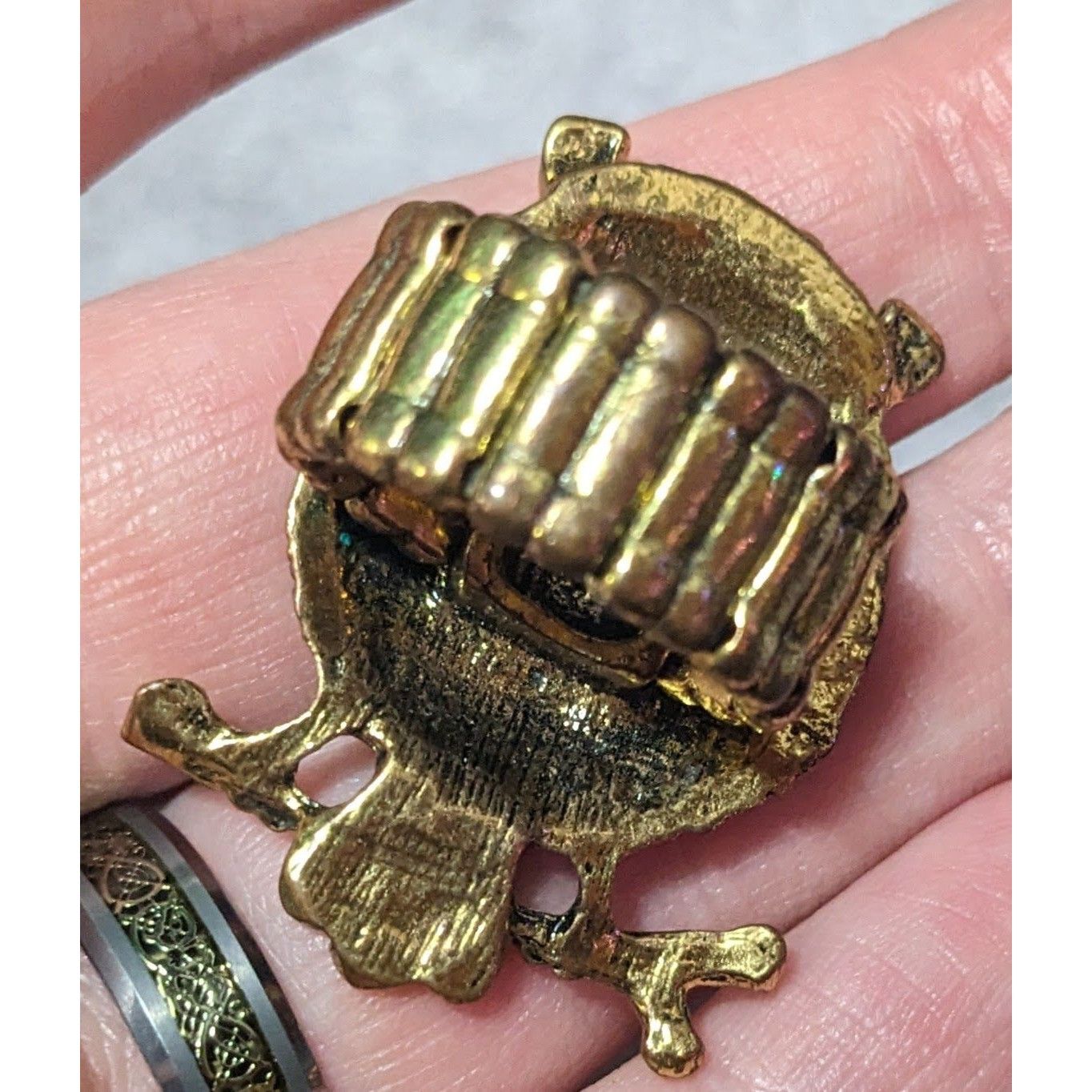Other Witchy Cottagecore Pink Rhinestone Gold Tone Owl Stretch Rin Size ONE SIZE - 8 Thumbnail