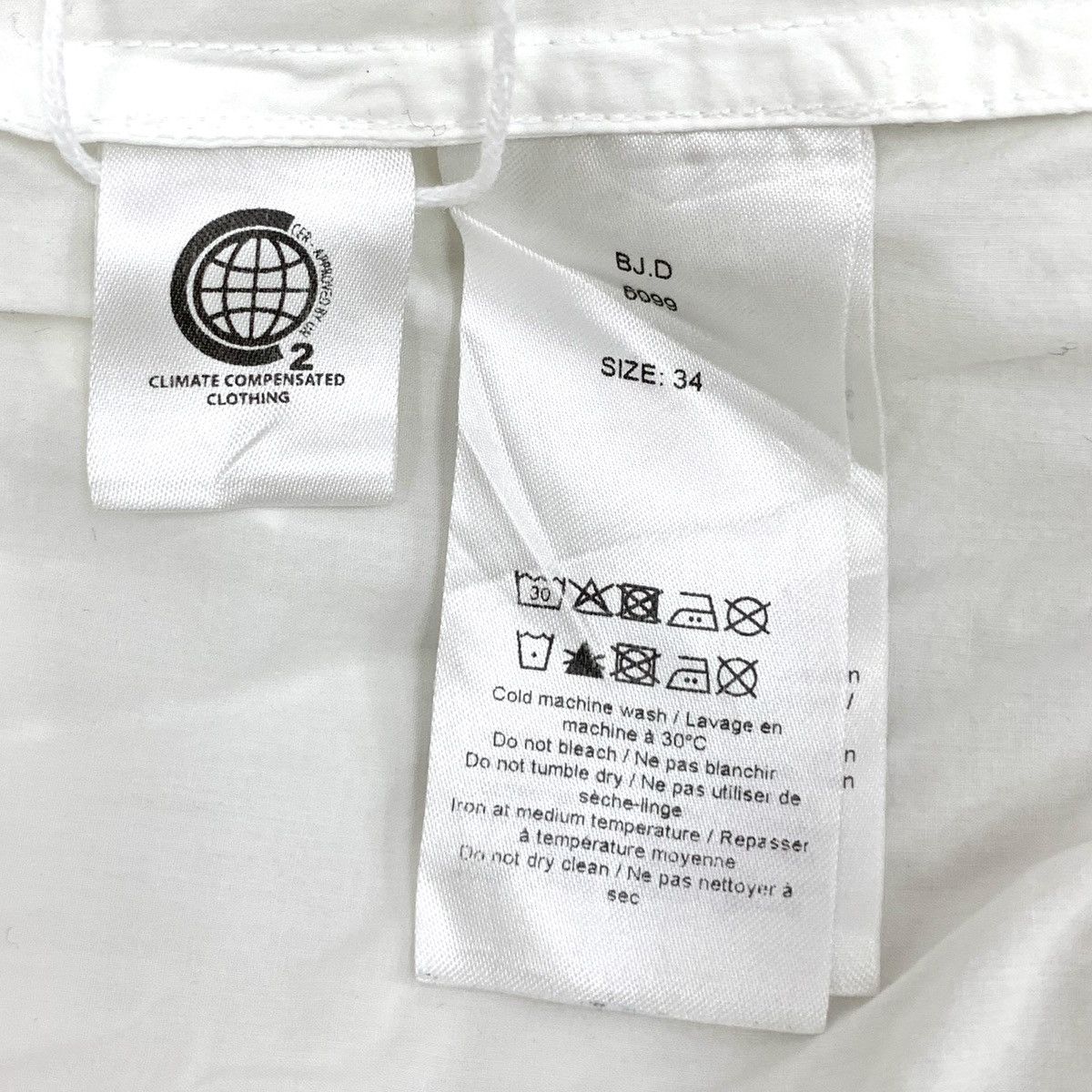 Ganni Ganni White Lace Trim Cotton Long Sleeve Shirt K26WX Size XS / US 0-2 / IT 36-38 - 6 Thumbnail
