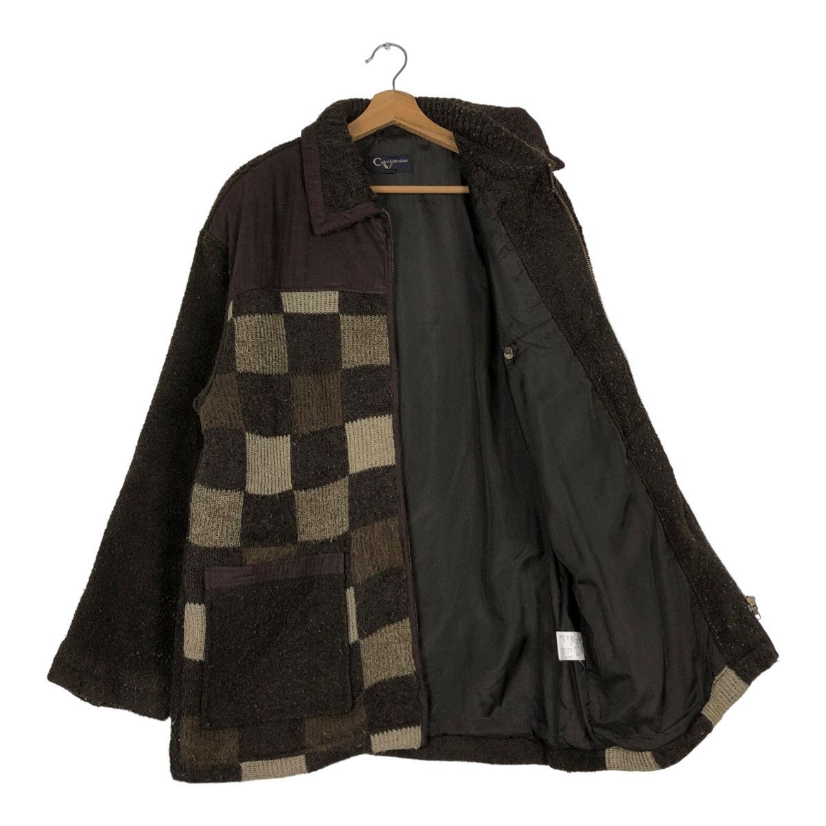 Japanese Brand 🔥VINTAGE BOMBER CARDIGAN JACKET CARLO VALENTINO ISSEY MIYAKE Size US L / EU 52-54 / 3 - 11 Thumbnail