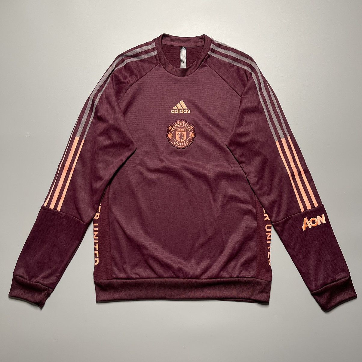 Adidas × Vintage MAN UNITED ADIDAS 2020/2021 FOOTBALL TRAVEL SWEATSHIRT Size US M / EU 48-50 / 2 - 1 Thumbnail