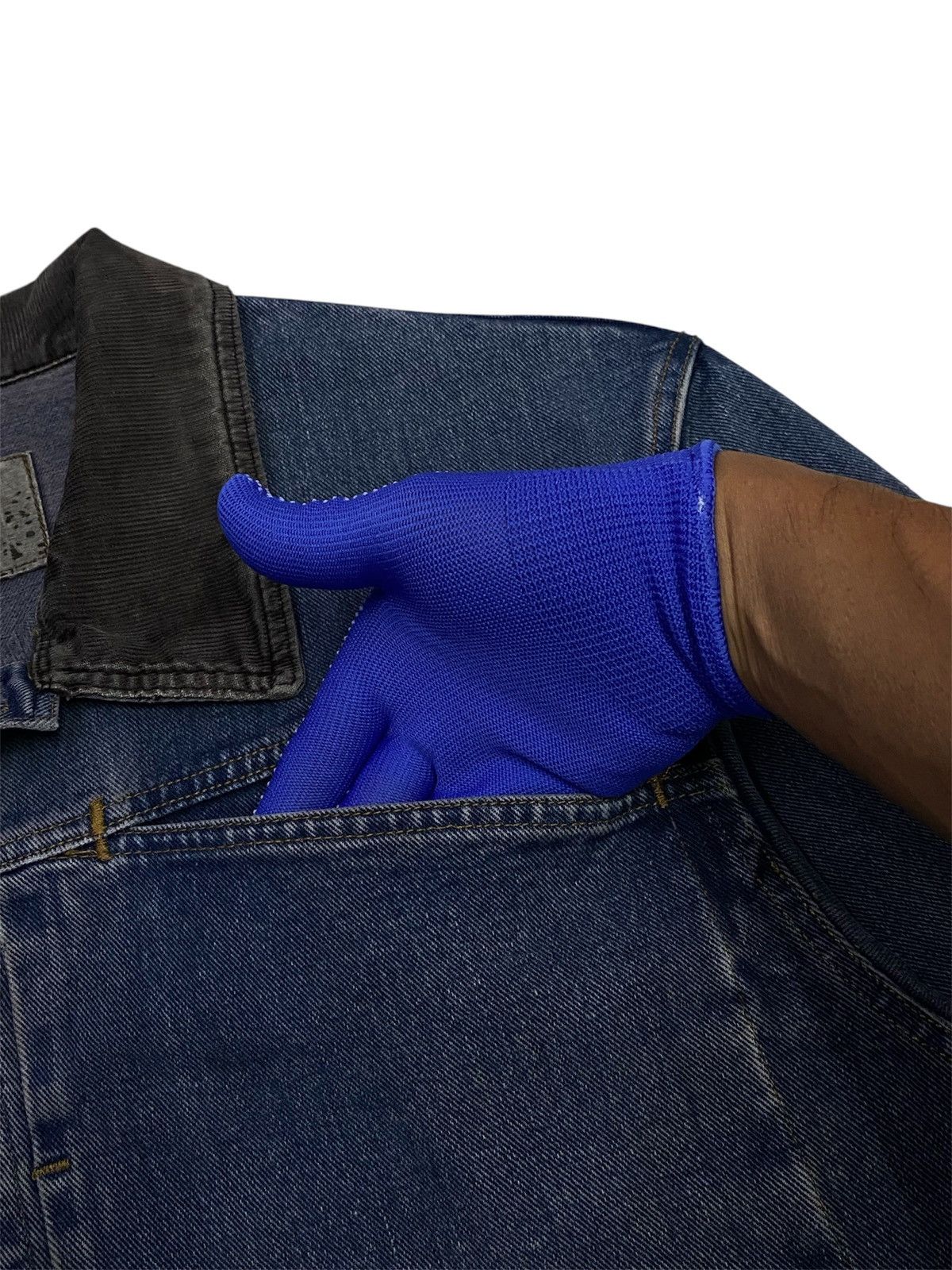 Marithe + Francois Girbaud 90s Marithe Francois Girbaud Corduroy Switching Denim Jacket Size US L / EU 52-54 / 3 - 7 Thumbnail