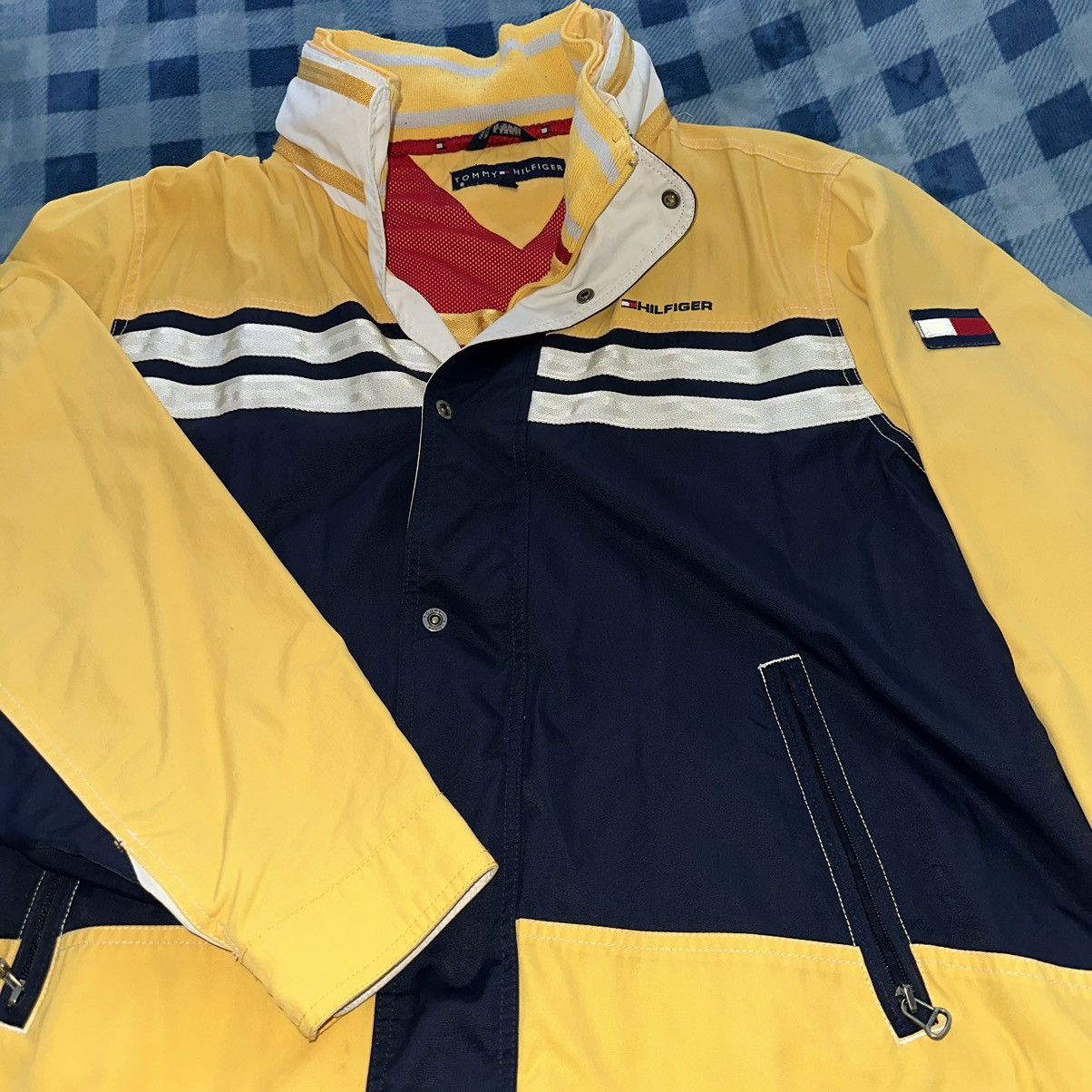 Nautical Rain Jacket w/ Hood