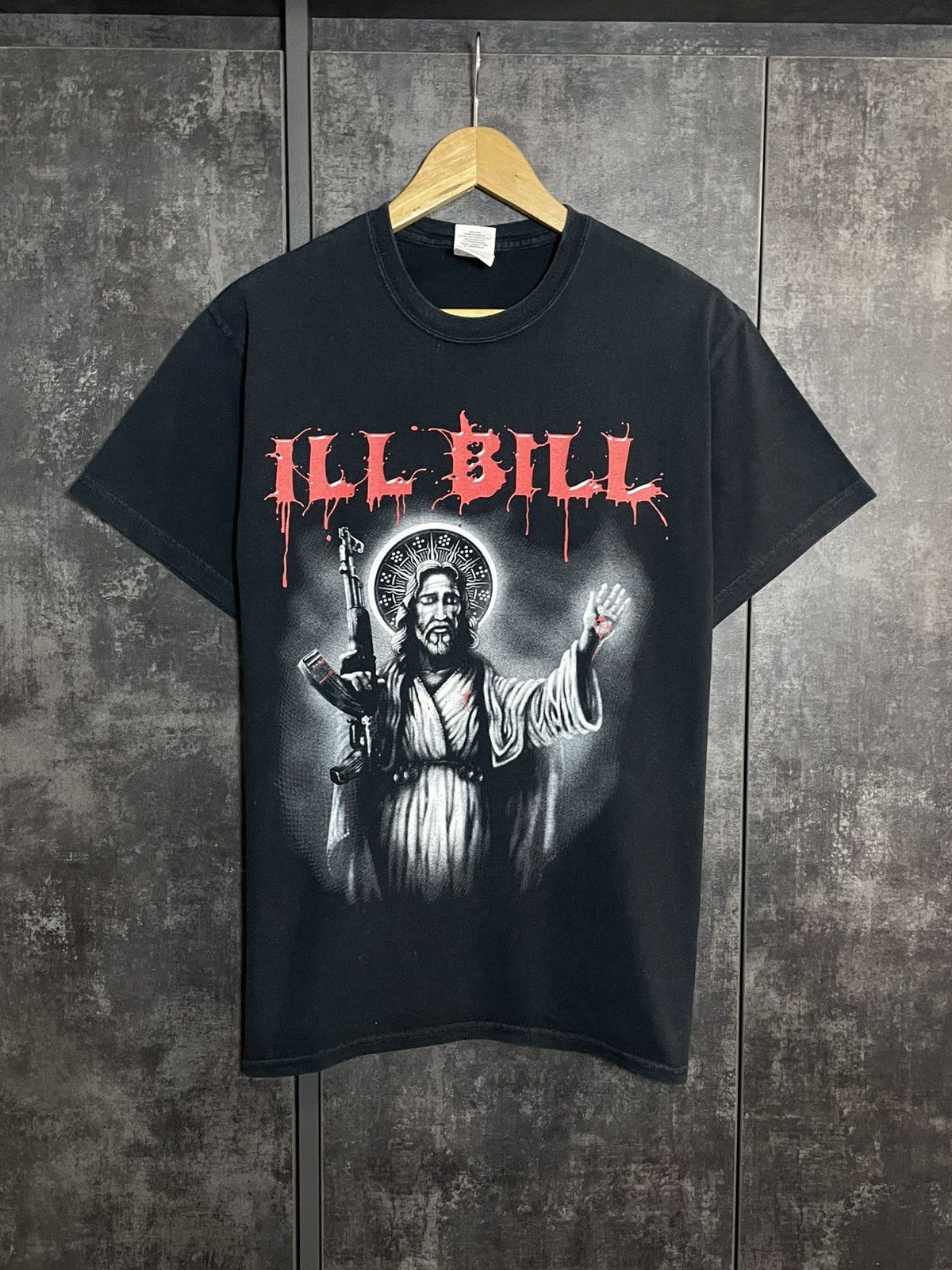 Vintage Vintage Faded Ill Bill Jesus Religion Weapon Death T-shirt Size US M / EU 48-50 / 2 - 1 Thumbnail