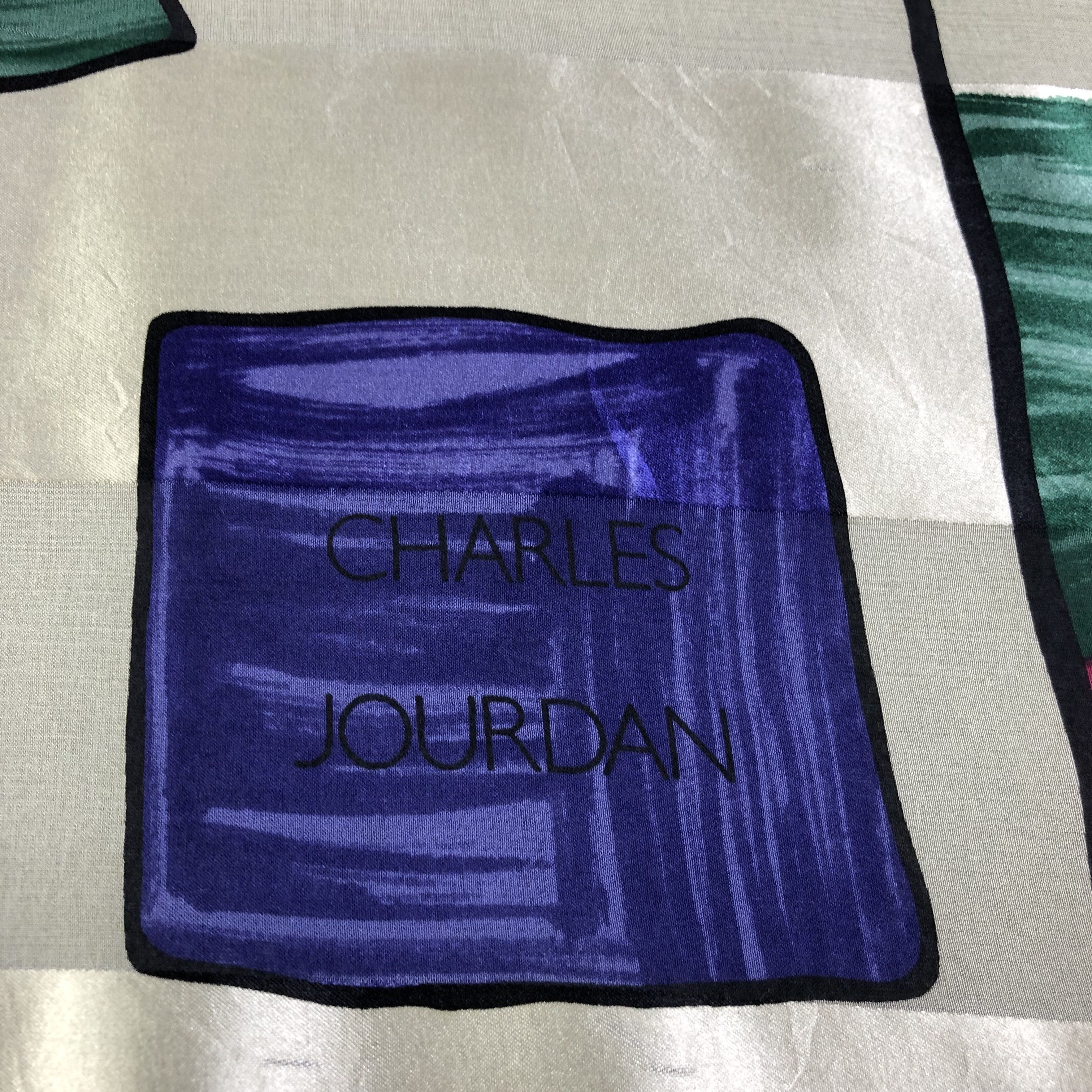 Charles Jourdan Charles Jourdan Colorful Slit Thread Silk Scarf M682 Size ONE SIZE - 3 Thumbnail