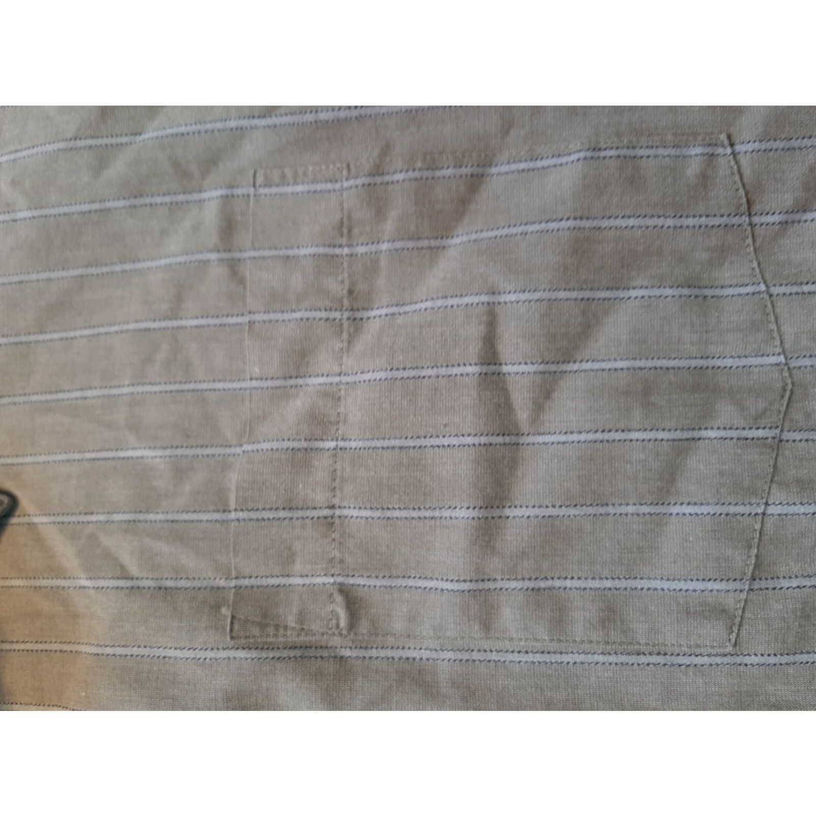 Arrow Arrow Mens Shirt Size 17.5 34/35 Long Sleeve Button Up Pinstriped Pocket Shirt Size US XXL / EU 58 / 5 - 5 Thumbnail