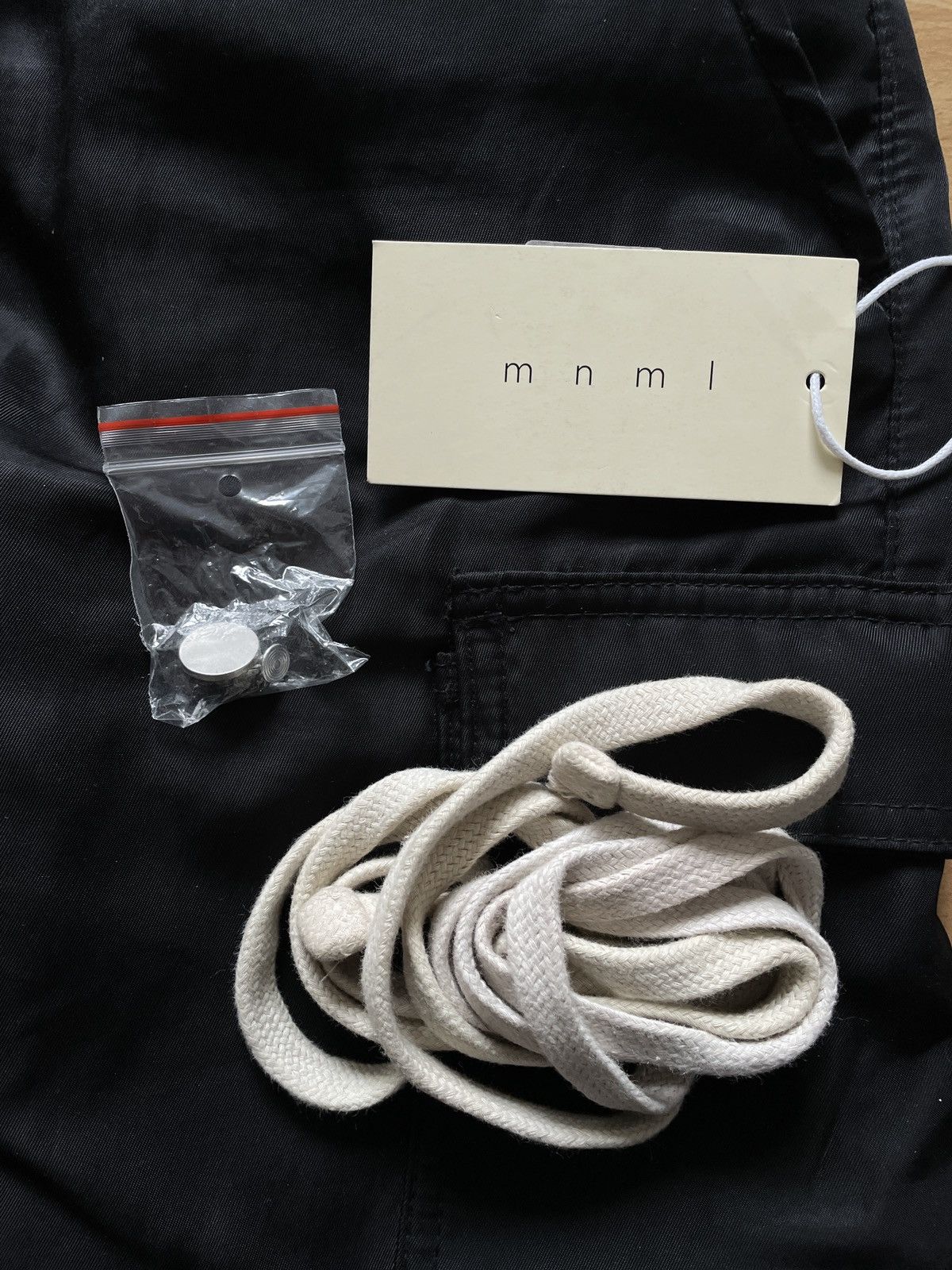 MNML Black MnmlLa Cargo Pants Size US 31 - 3 Thumbnail