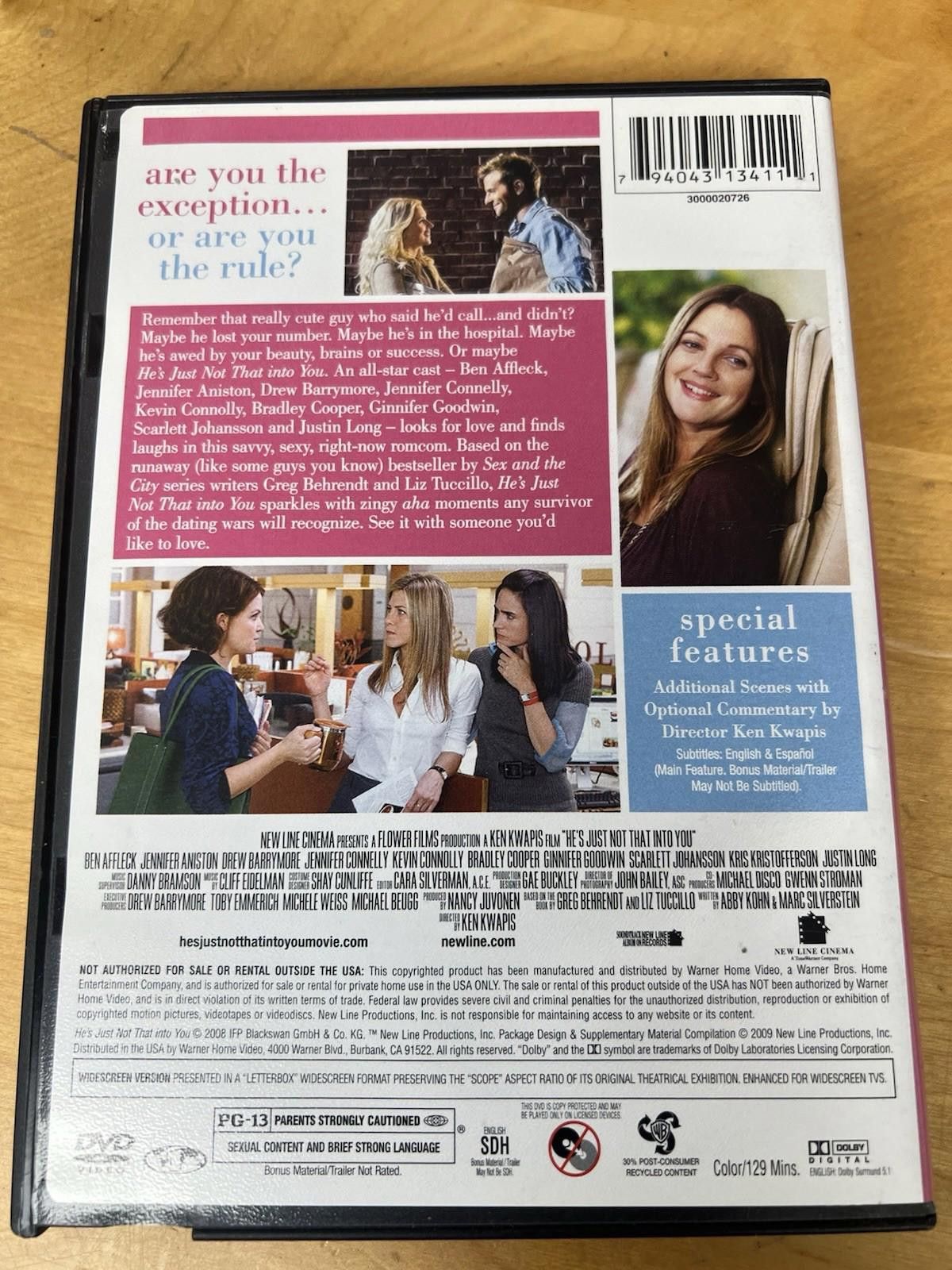 Other He's Just Not That into You DVD / Ships Same Day Size ONE SIZE - 11 Thumbnail