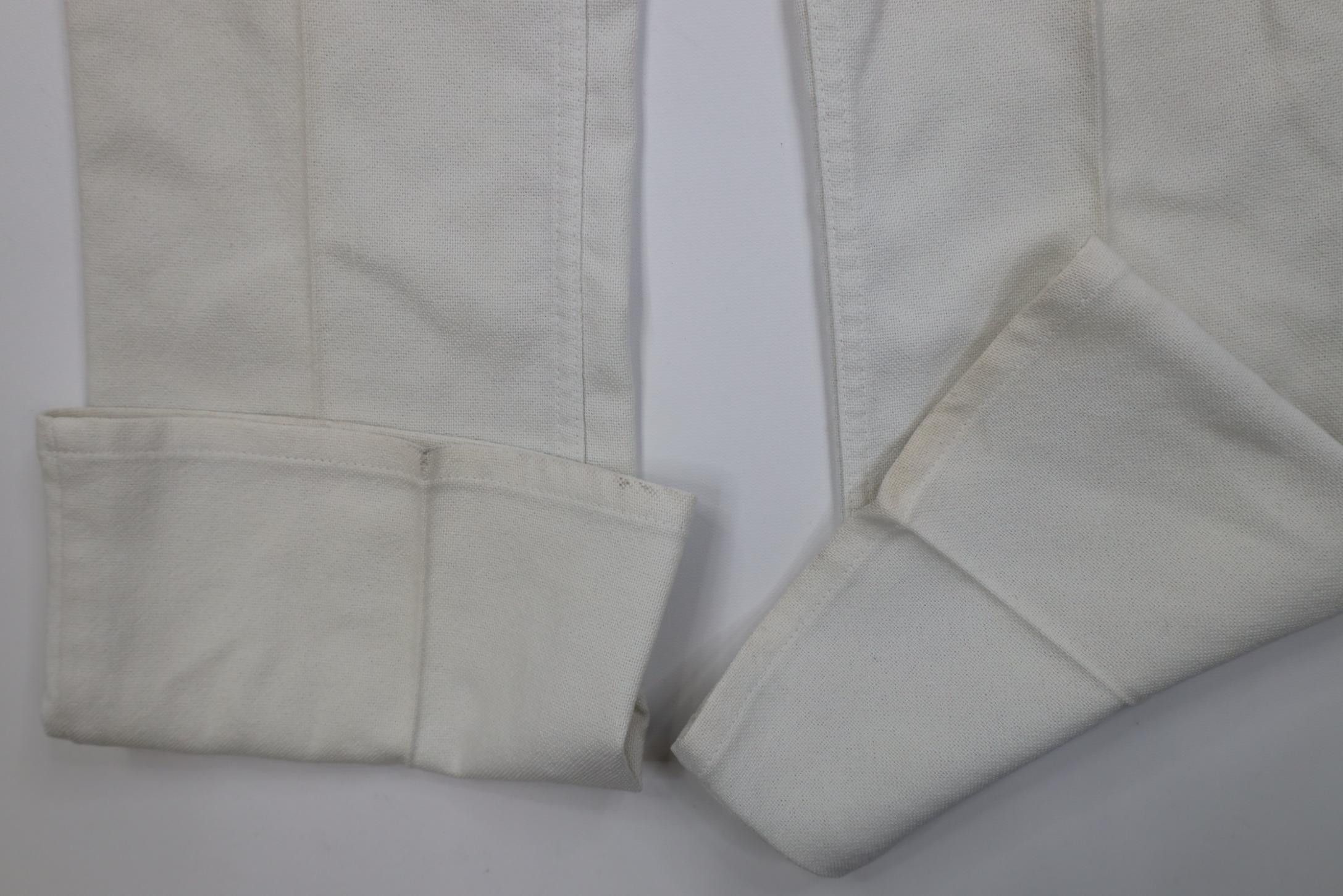 Levi's Vintage 70s Levis Knit Bell Bottoms Chino Pants White USA Size US 30 / EU 46 - 5 Thumbnail
