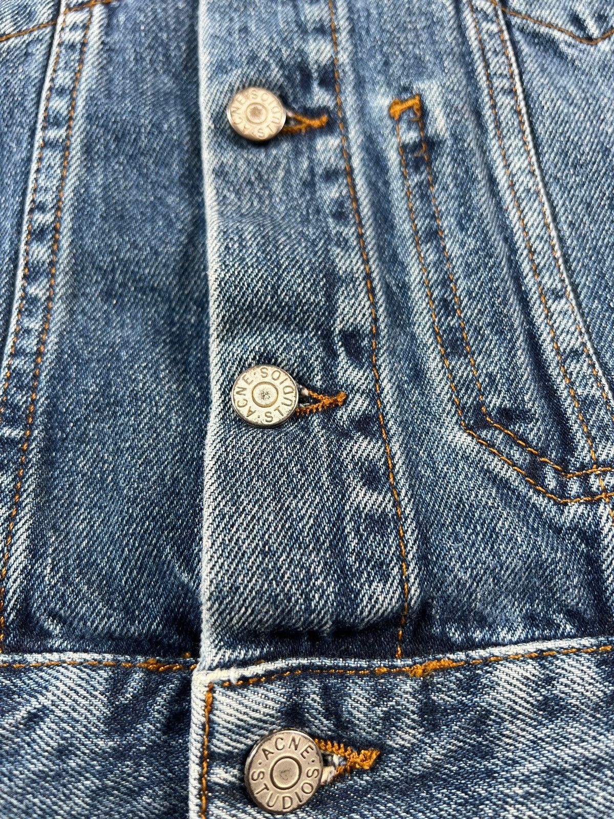 Acne Studios Acne Studios SS14 Cropped Denim Jacket Size XS / US 0-2 / IT 36-38 - 9 Thumbnail