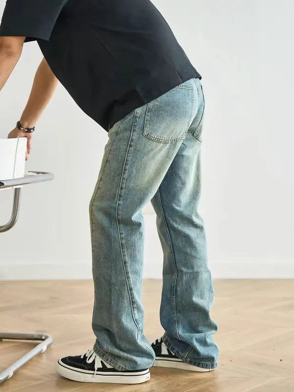 Japanese Brand Pepper x Jyoge Vintage Loose Casual Blue Jeans Size US 34 / EU 50 - 7 Thumbnail