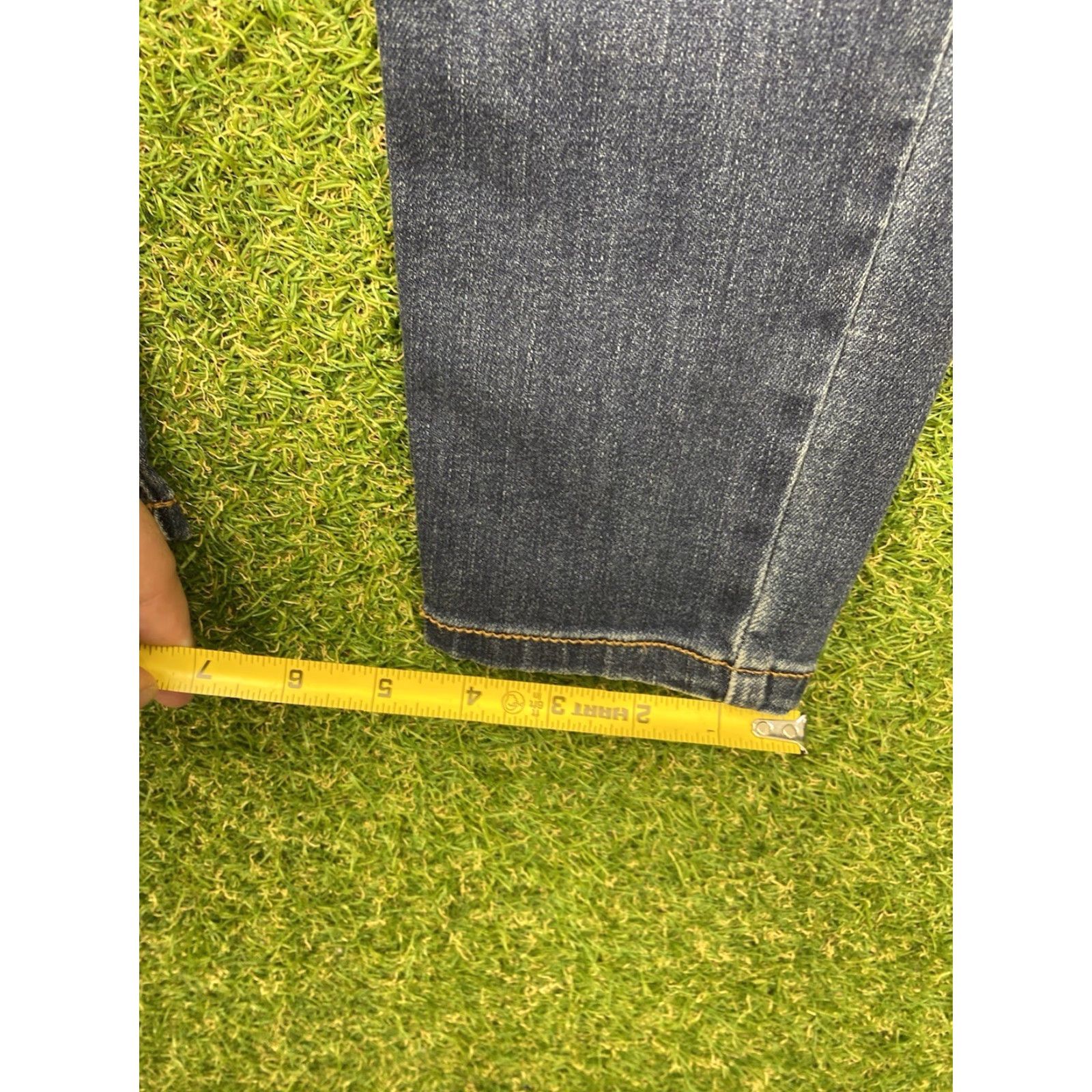 Vintage Judy Blue Jeans Womens Skinny Fit Stretch Distressed 26x28 Blue 3/26 Patch Flannel Vintage: No Zip Jeans Mens? Size 26" / US 2 / IT 38 - 7 Thumbnail