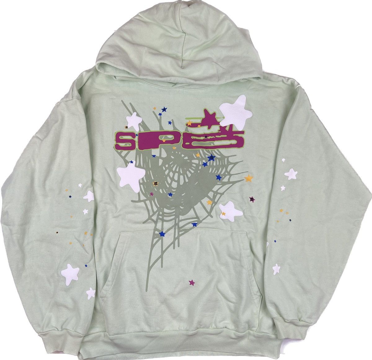 image of Spider Worldwide Sp5Der Sp5 Hoodie in Mint, Men's (Size Medium)