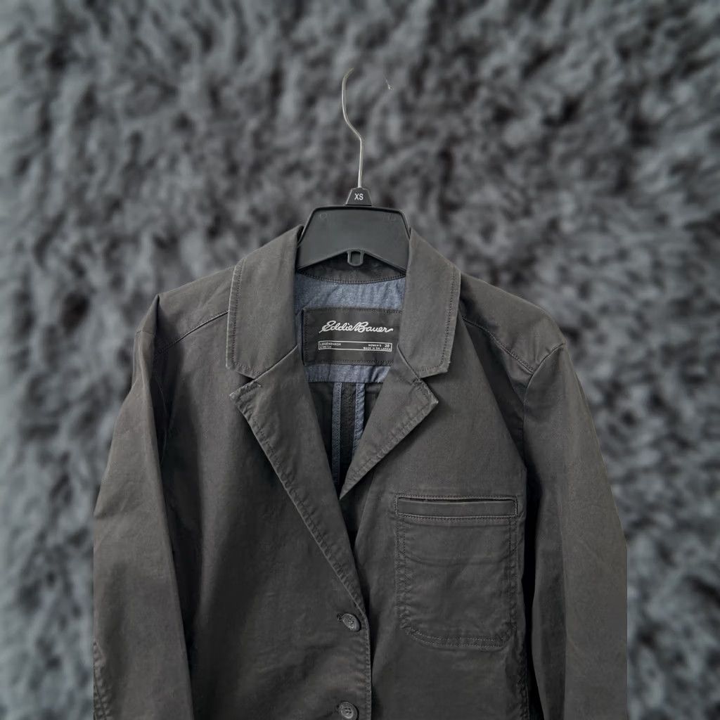 Eddie Bauer Eddie Bauer Jacket Womens Sz 20 Gray Barn Chore Legendwash Stretch Canvas Coat Size 3XL / US 20-22 - 1 Thumbnail