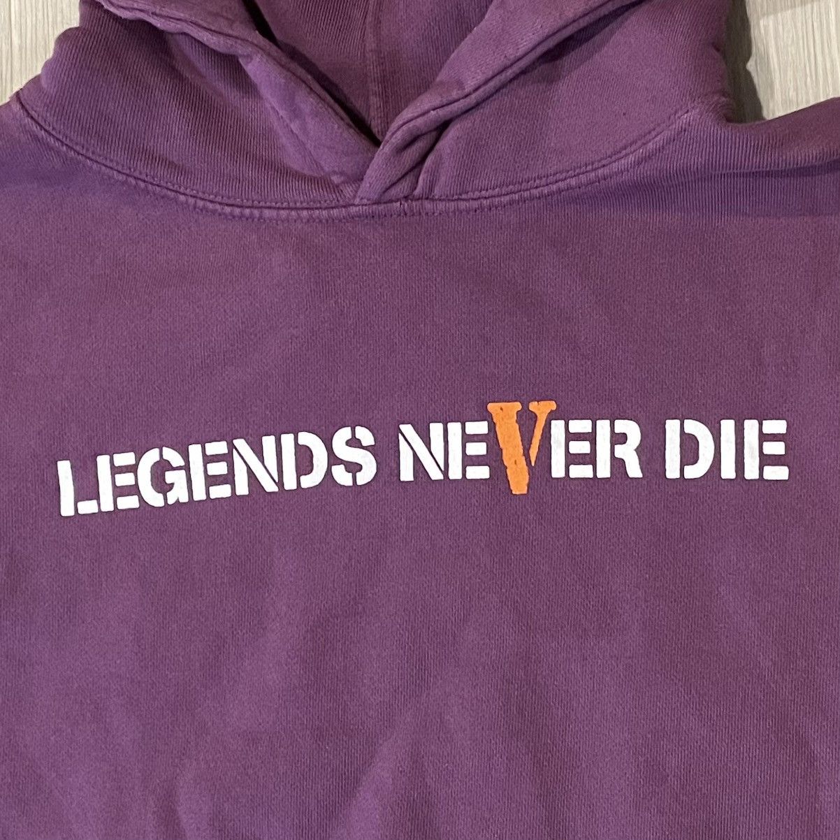 Vlone WORN VLONE x Juice WRLD Legends Never Die Hoodie "Purple" Size US S / EU 44-46 / 1 - 2 Thumbnail