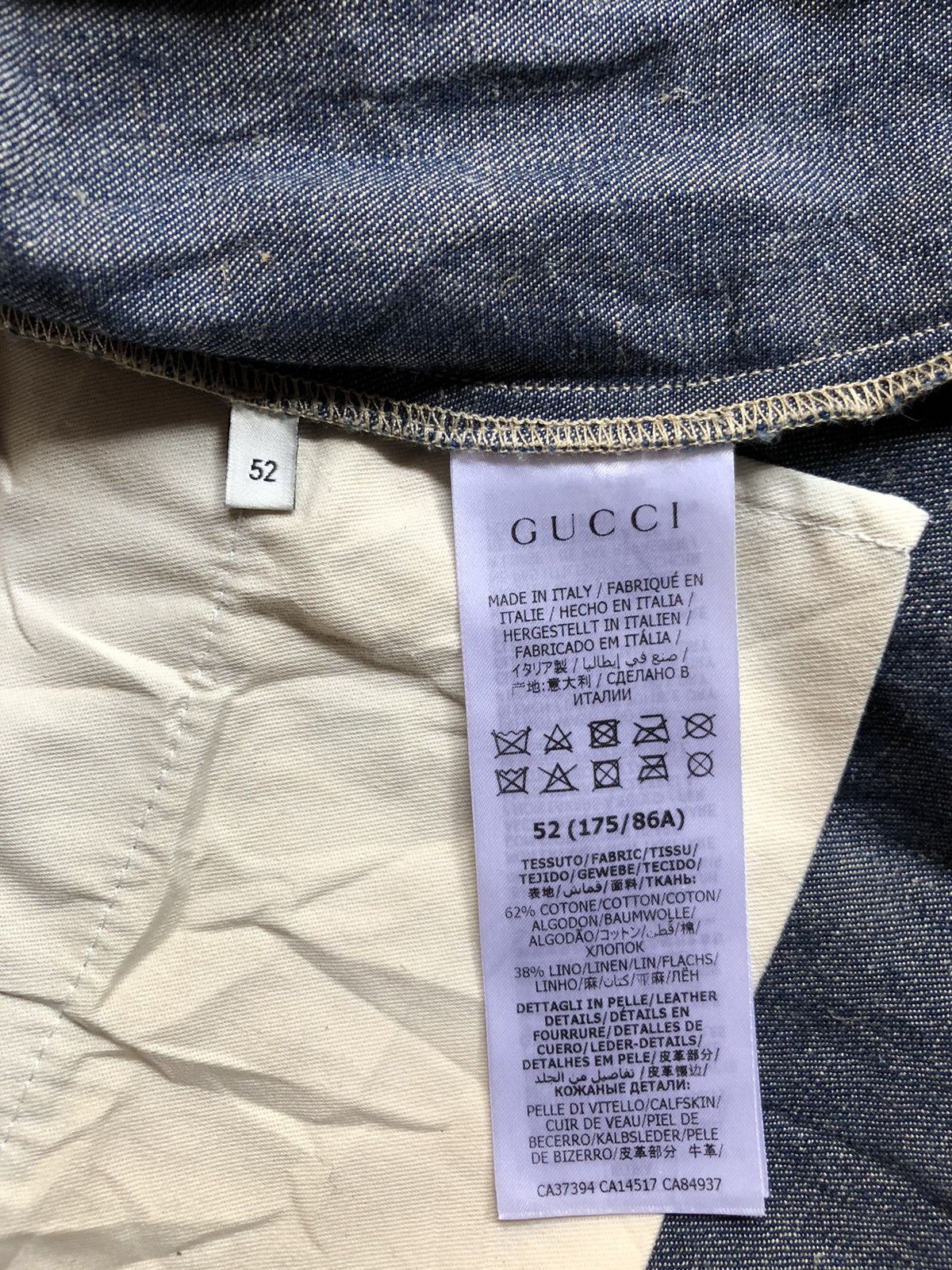 Gucci Stonewashed Denim Bermuda Shorts Size US 36 / EU 52 - 6 Thumbnail
