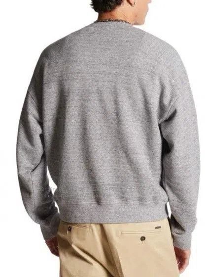 Dsquared2 DSQUARED2 Men's Solid Crewneck Sweatshirt. Size US S / EU 44-46 / 1 - 4 Thumbnail