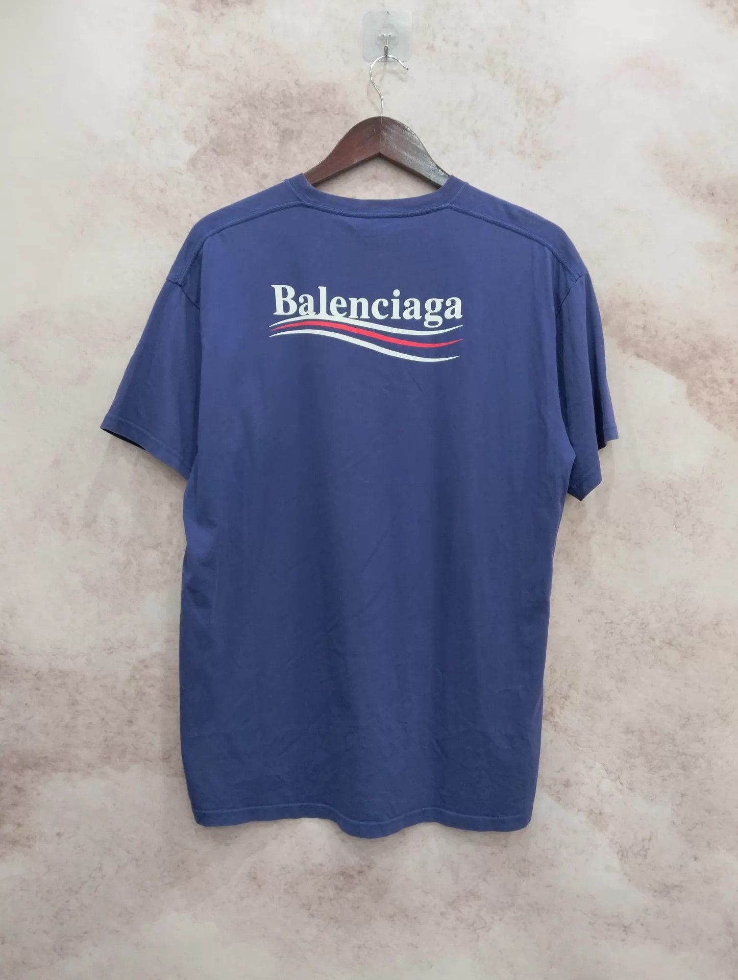 Balenciaga Balenciaga Coke short sleeve tee navy XS 95 New Size XS / US 0-2 / IT 36-38 - 2 Thumbnail