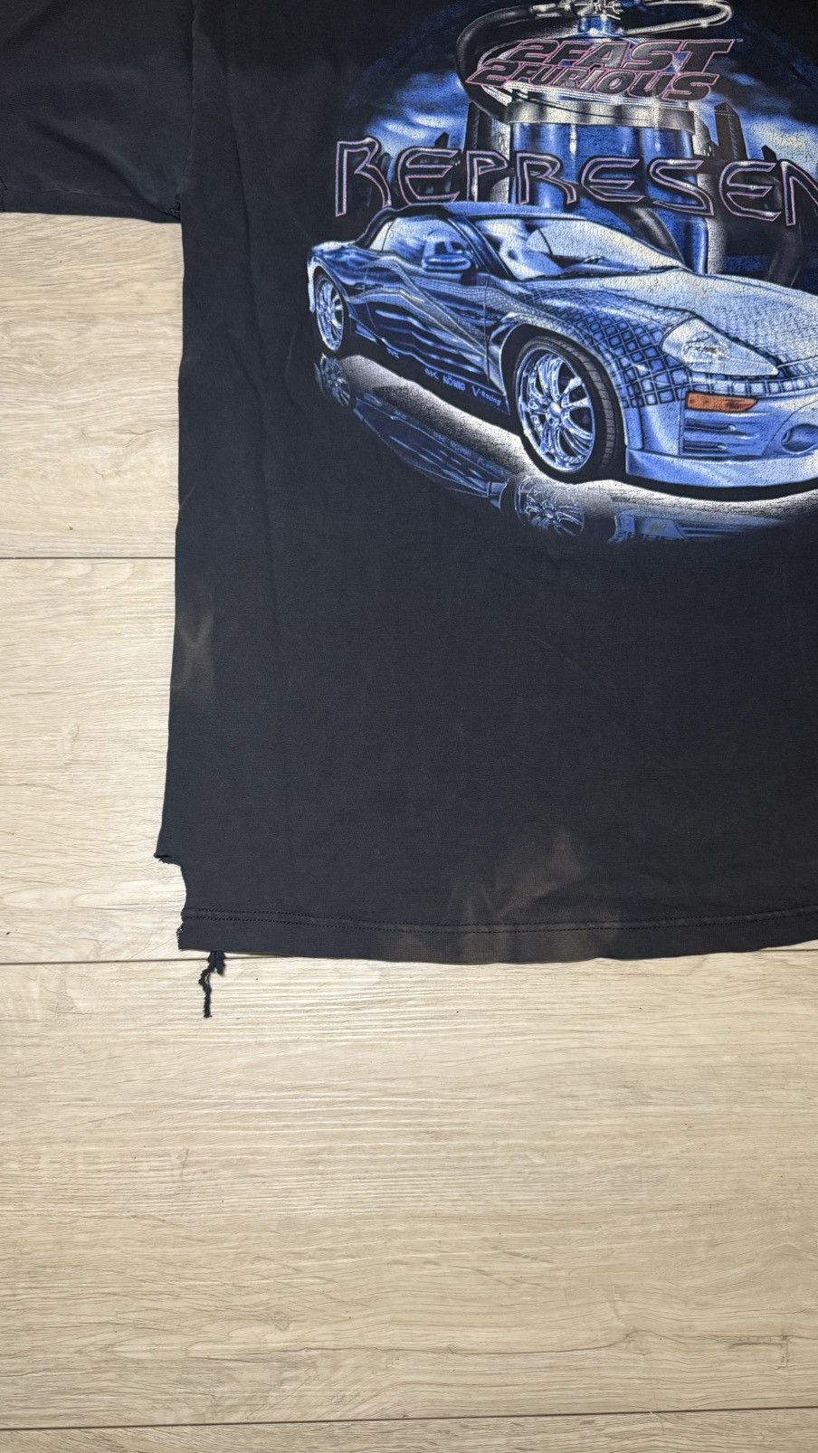 Giant Vintage / Y2K 2000s 2 Fast 2 Furious Movie Promo Shirt Size US L / EU 52-54 / 3 - 4 Thumbnail