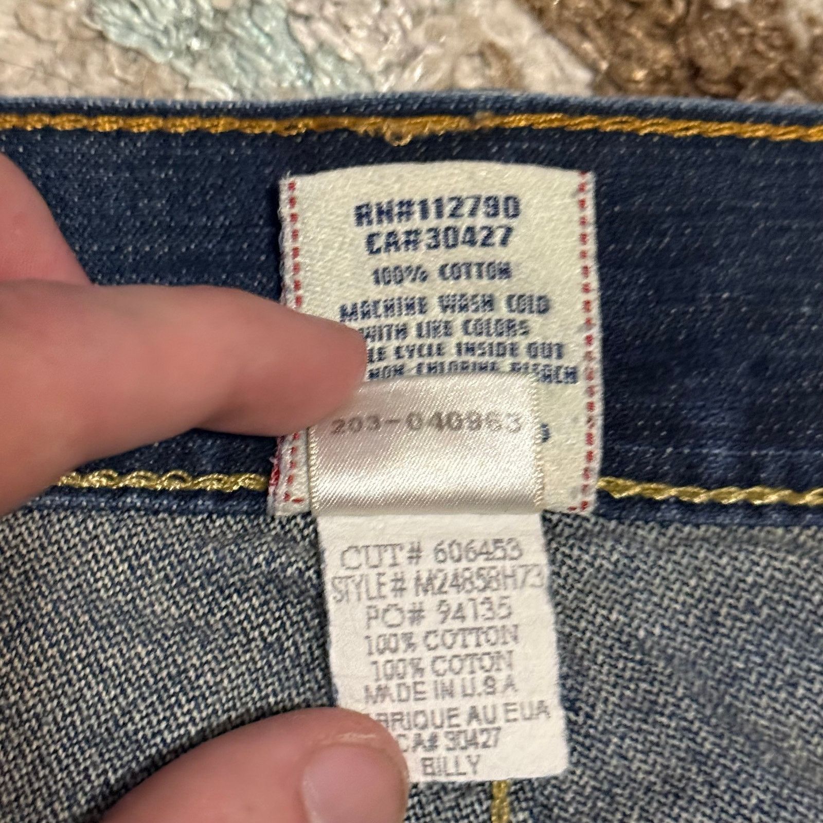True Religion Vintage True Religion Mens Billy Jeans Size 42x33 Y2K Size US 42 / EU 58 - 7 Thumbnail