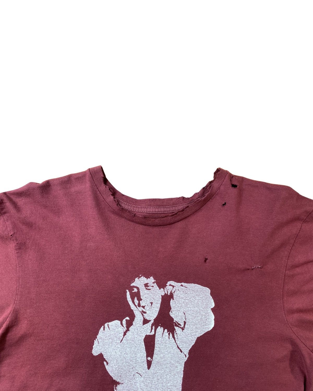 Band Tees Vintage-washed Faded and Distressed Lou Reed Band T Shirt Size US L / EU 52-54 / 3 - 2 Thumbnail