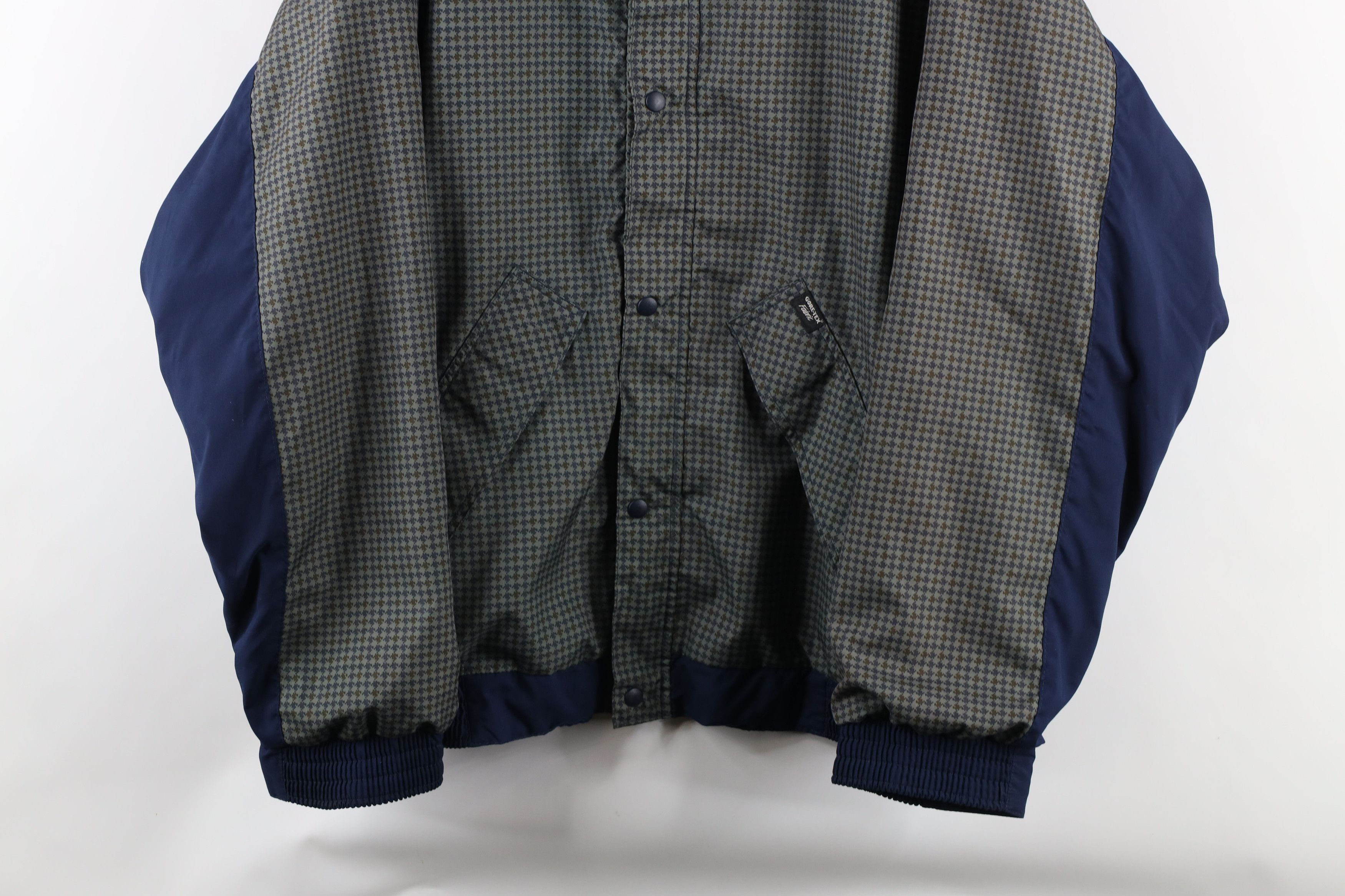 Vintage Vintage 90s Streetwear Waterproof Goretex Houndstooth Jacket Size US XL / EU 56 / 4 - 3 Thumbnail