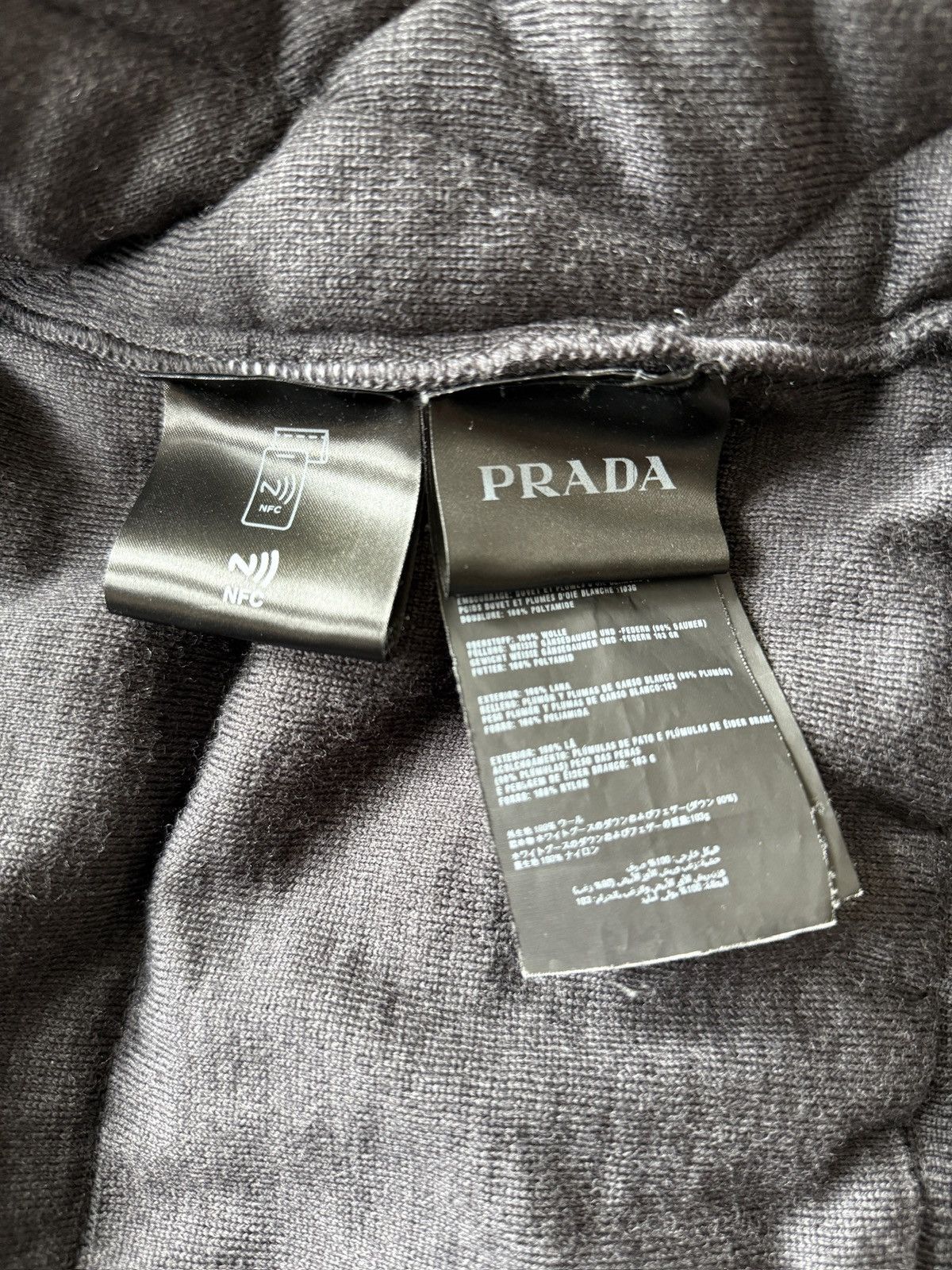 Prada Prada padded zip up sweater Size US M / EU 48-50 / 2 - 5 Thumbnail