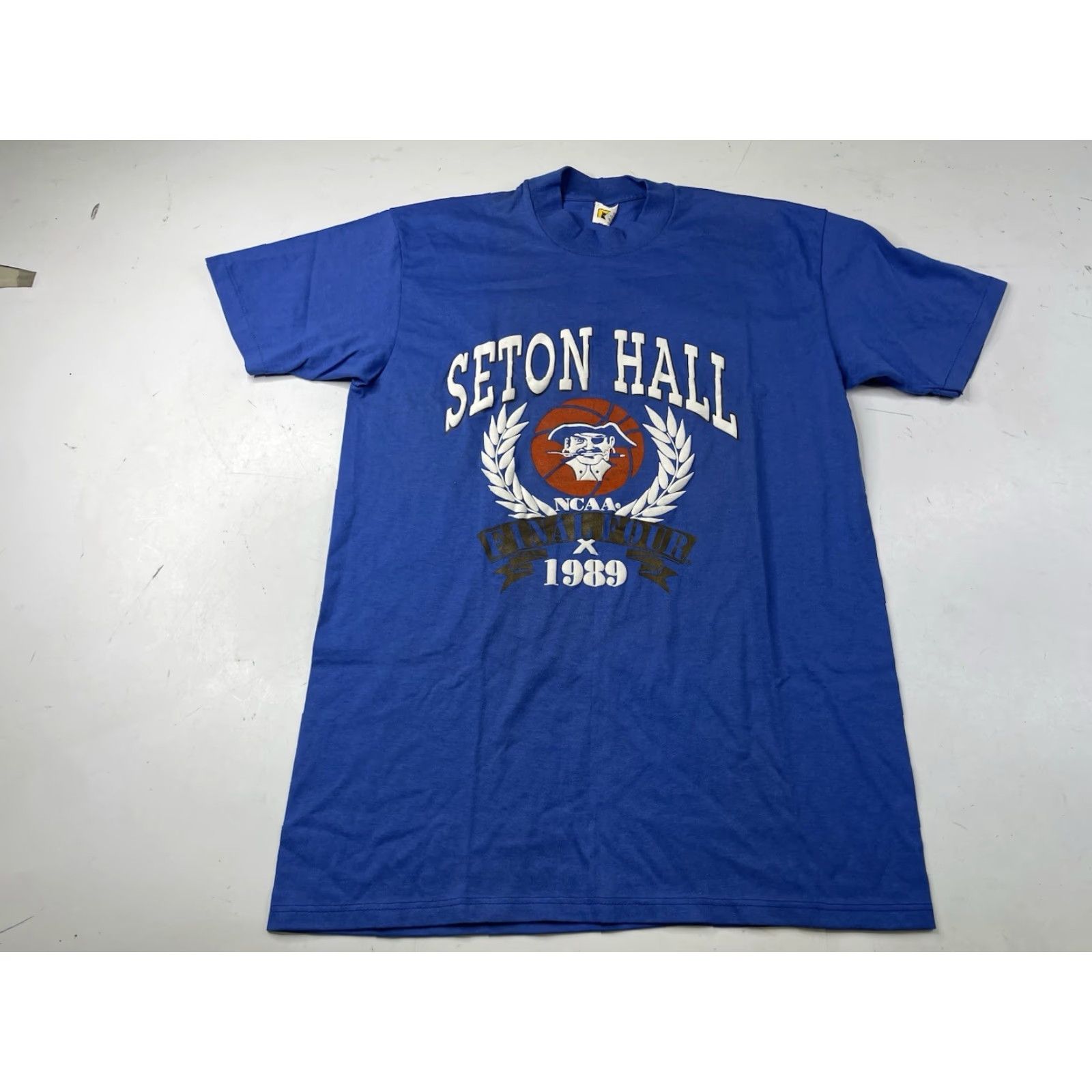 Velva Sheen VINTAGE Velva Sheen Final Four T Shirt Men Large Seton Hall NCAA 1989 Basketball Size US L / EU 52-54 / 3 - 2 Thumbnail