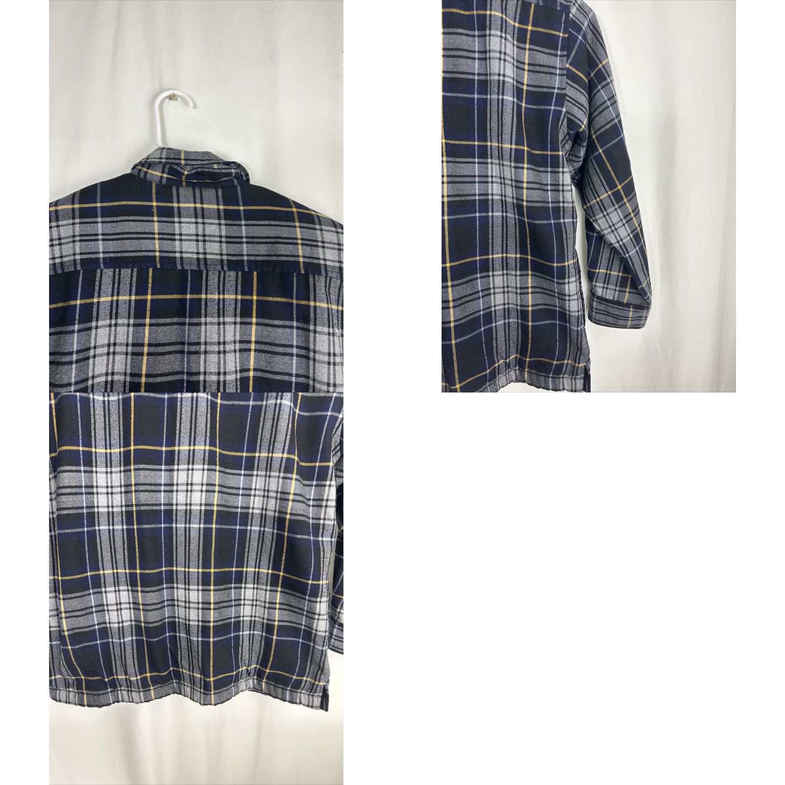 Timberland Timberland Mens Flannel Shirt Long Sleeve Button-Up Black Plaid Sz M Size US M / EU 48-50 / 2 - 9 Thumbnail