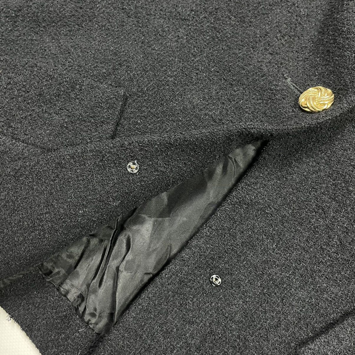 Celine Celine Vintage Luxury Wool Blazer Jacket Archival Black Size L / US 10 / IT 46 - 8 Thumbnail