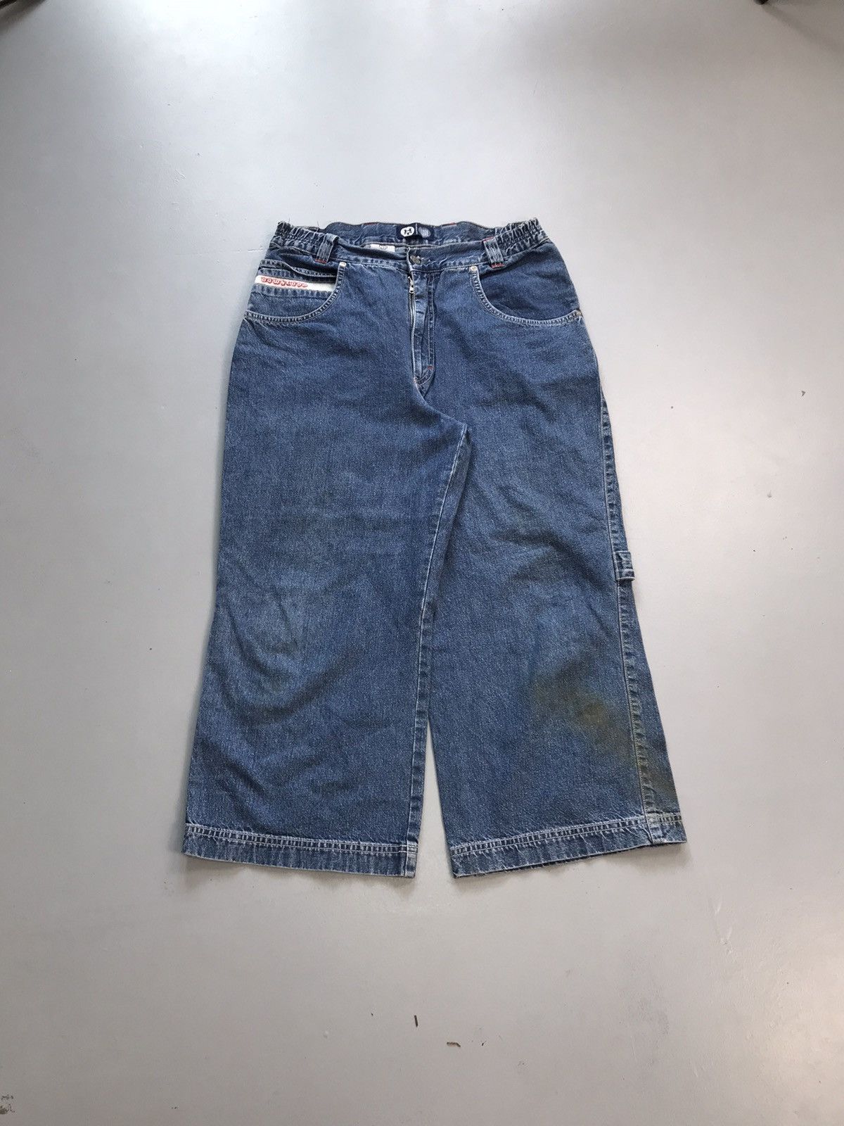 JNCO Vintage Y2K big pocket carpenter cropped denim Size 30" / US 8 / IT 44 - 1 Thumbnail