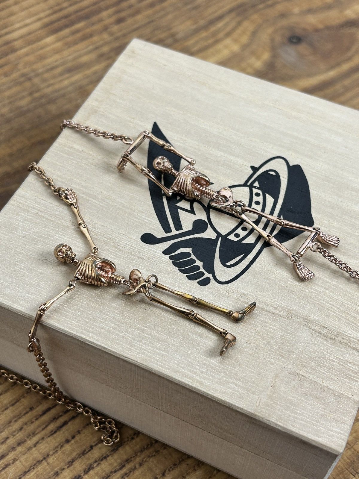 Vivienne Westwood Vintage Vivienne Westwood Skeleton Bundle Necklace Bracelet Size ONE SIZE - 2 Thumbnail